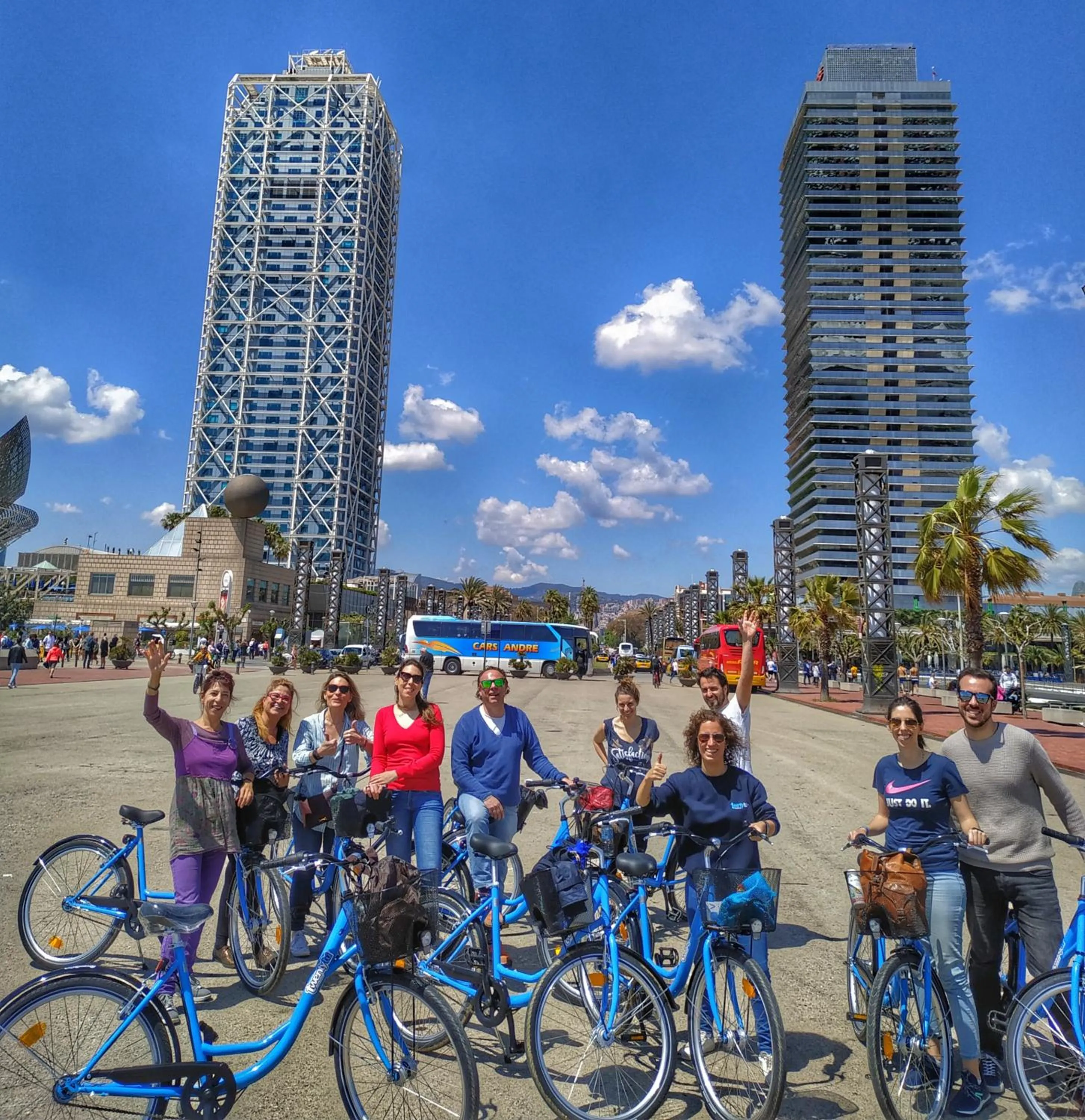 Beach in Twentytu Hostel Barcelona