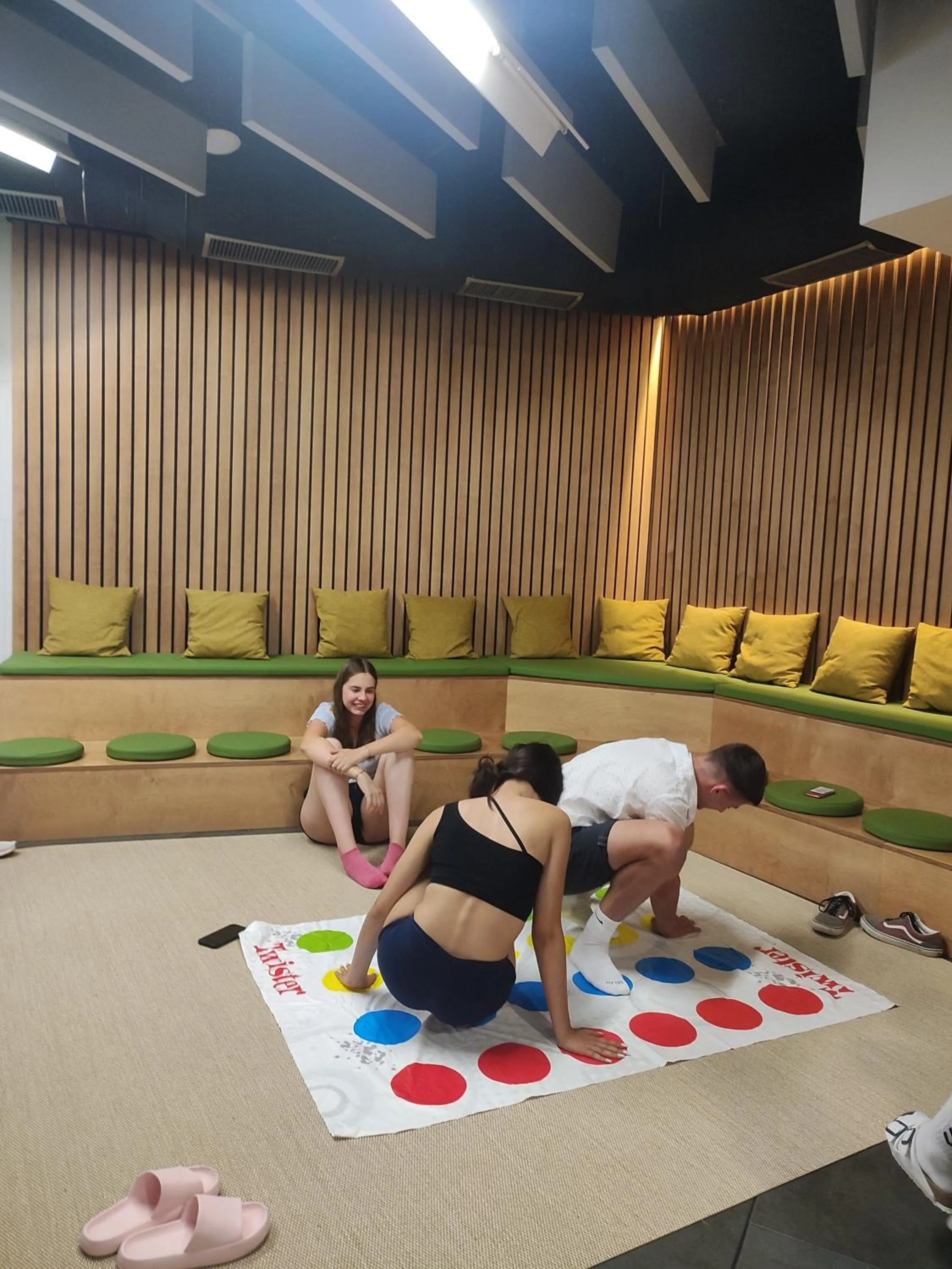 Game Room in Twentytu Hostel Barcelona