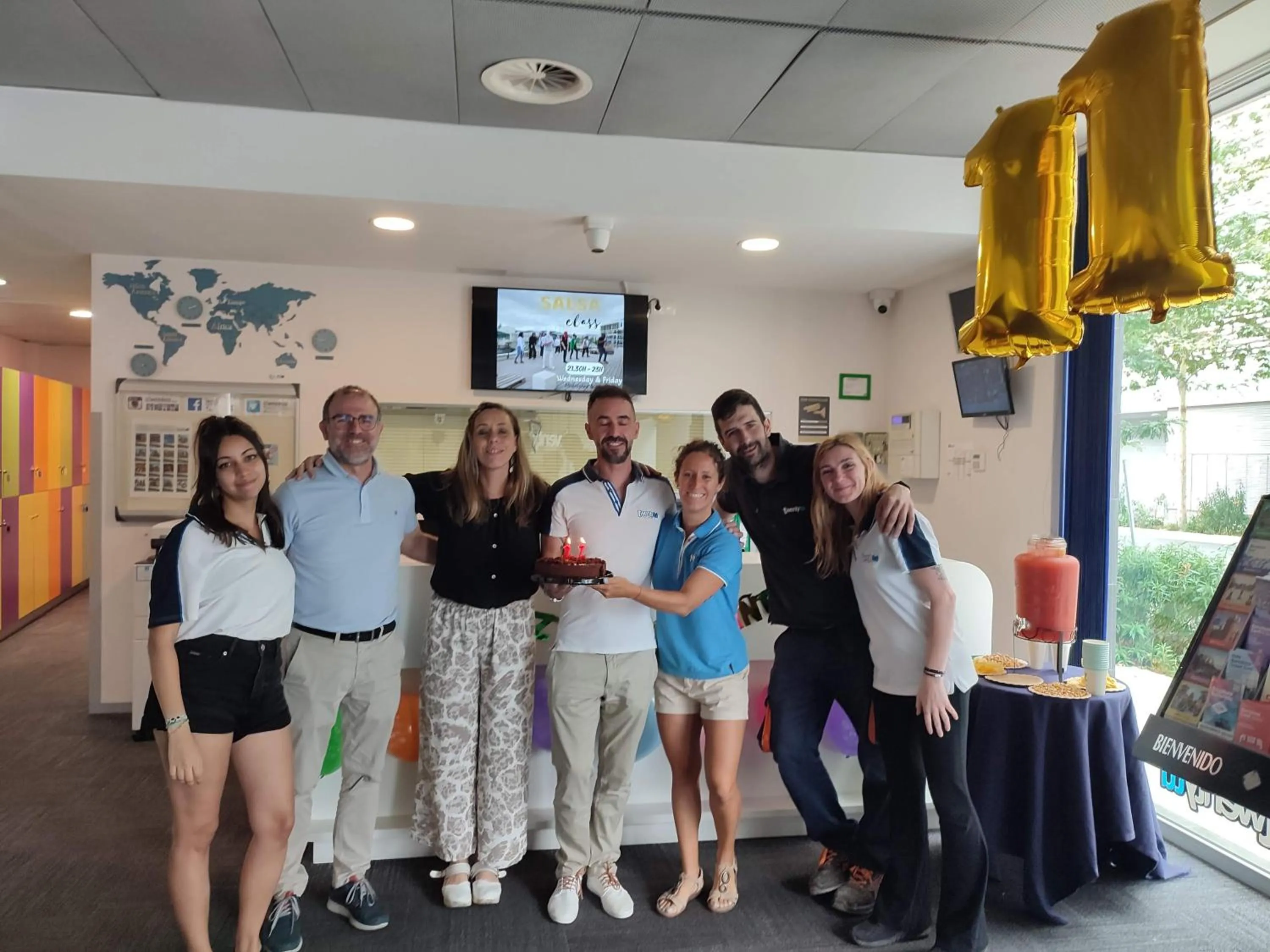 Lobby or reception in Twentytu Hostel Barcelona