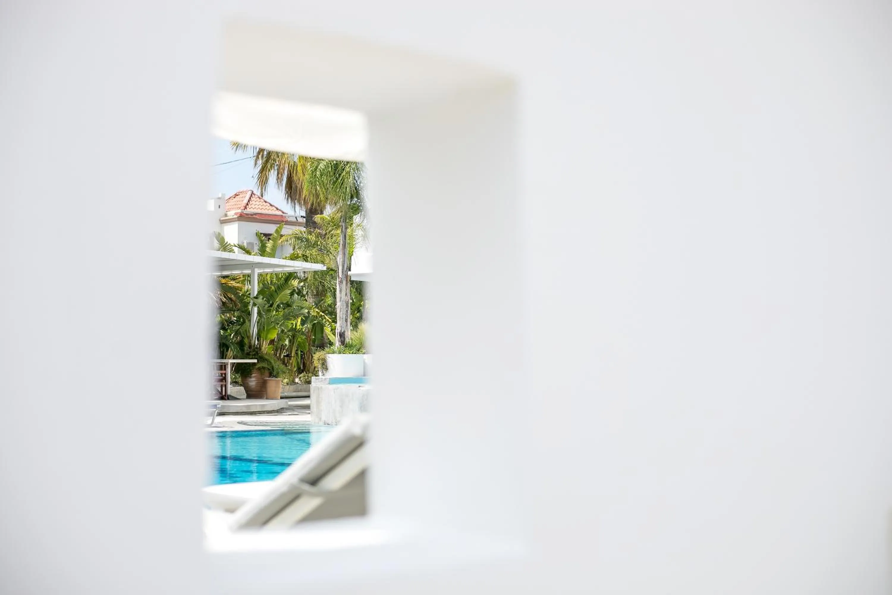 Swimming pool in Tinas Plus Hotel