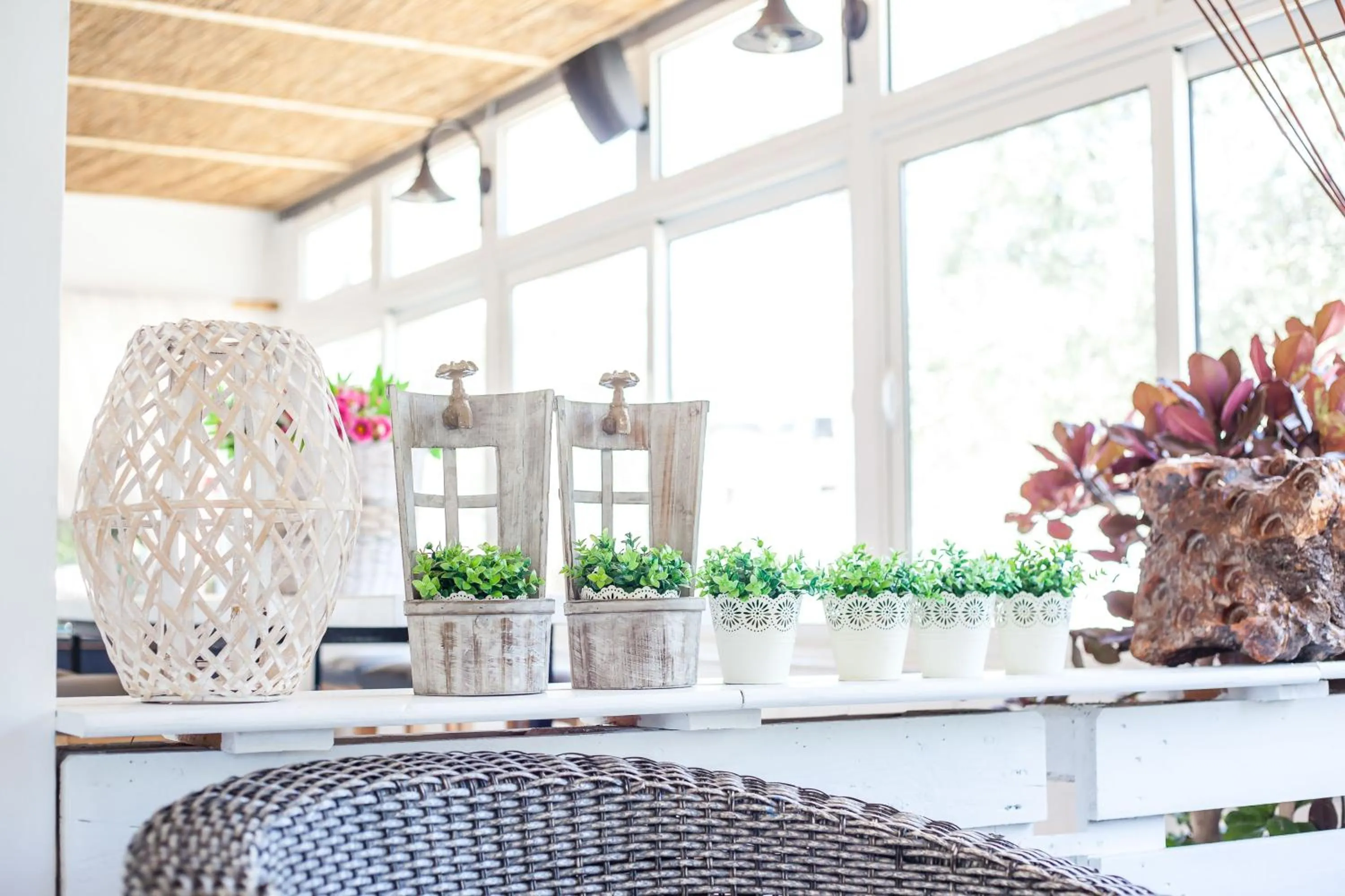 Decorative detail in Tinas Plus Hotel