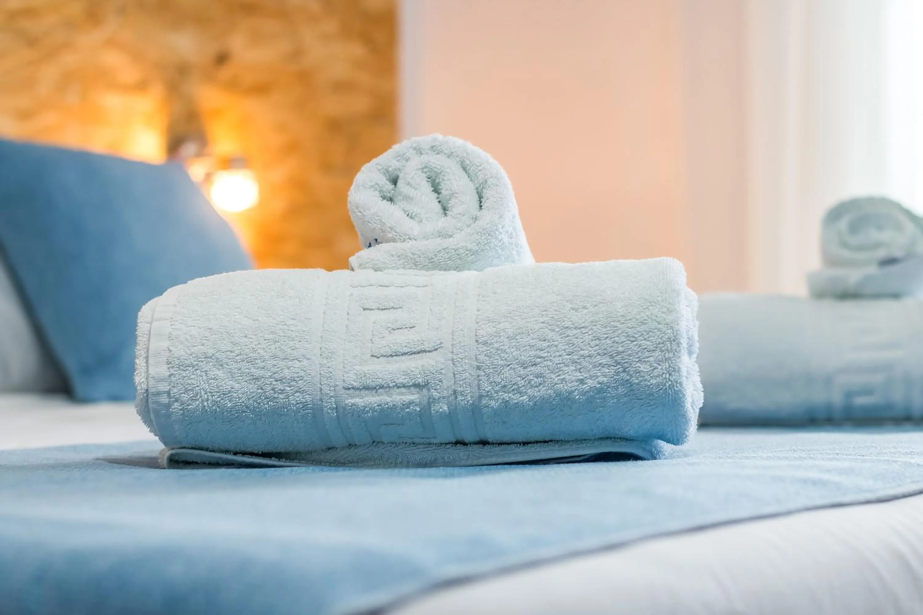 Decorative detail, Bed in Tinas Plus Hotel