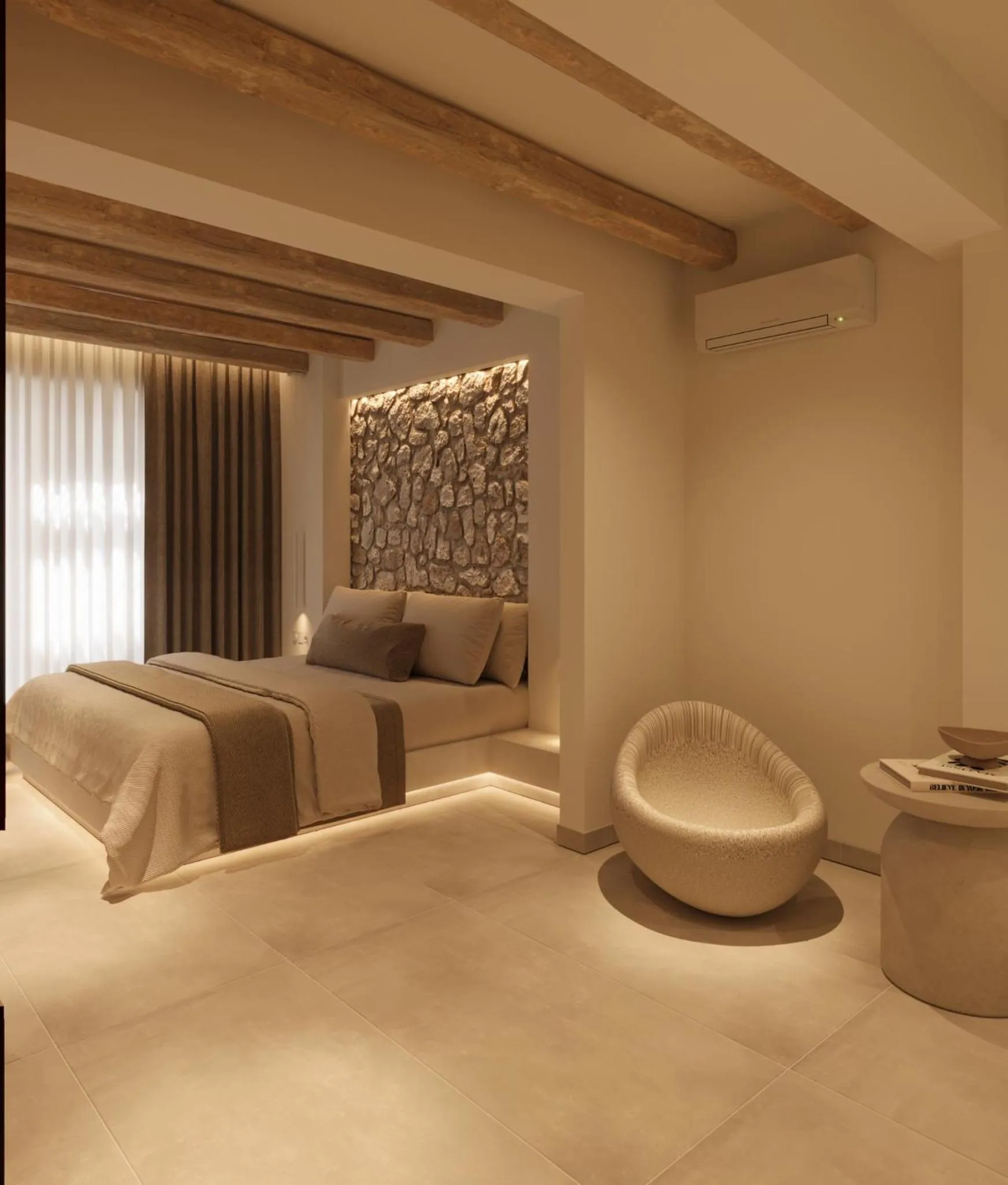 Bed in Tinas Plus Hotel