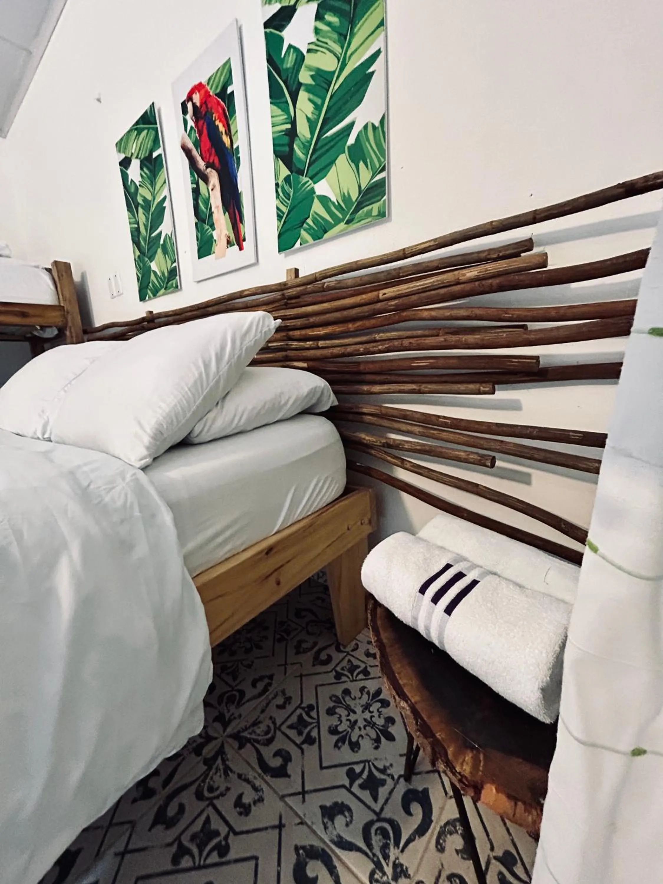 Bed in Costeño River Minca