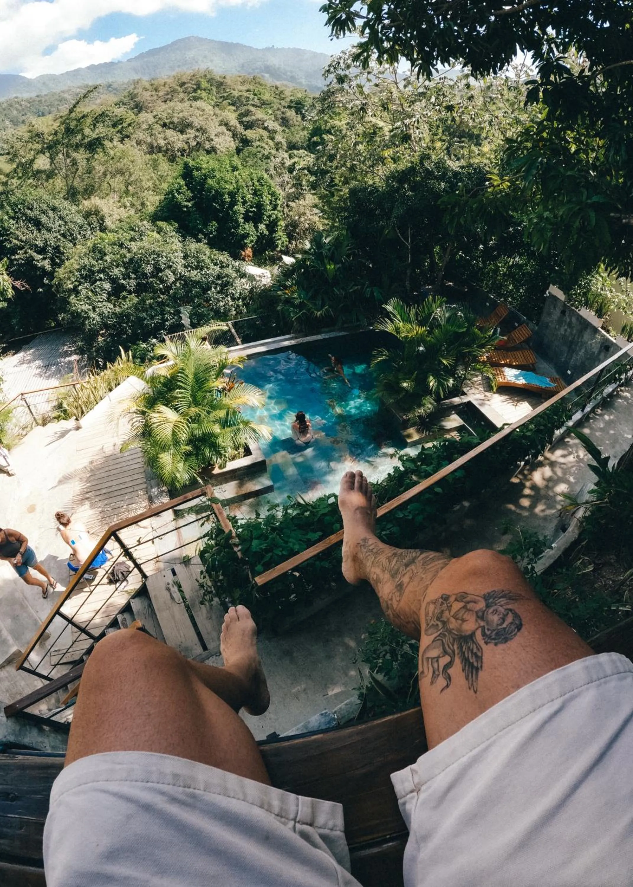 Natural landscape in Costeño River Minca