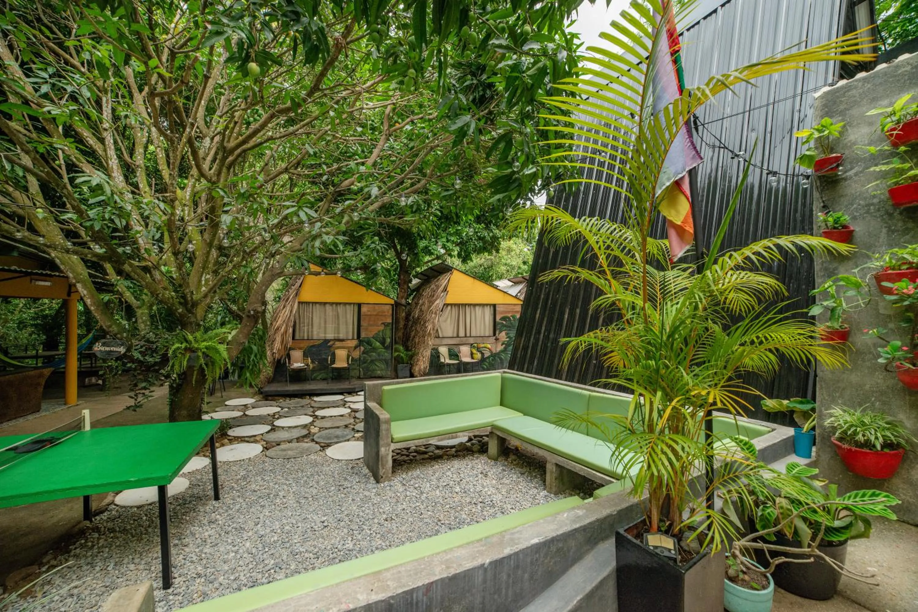 Patio in Costeño River Minca