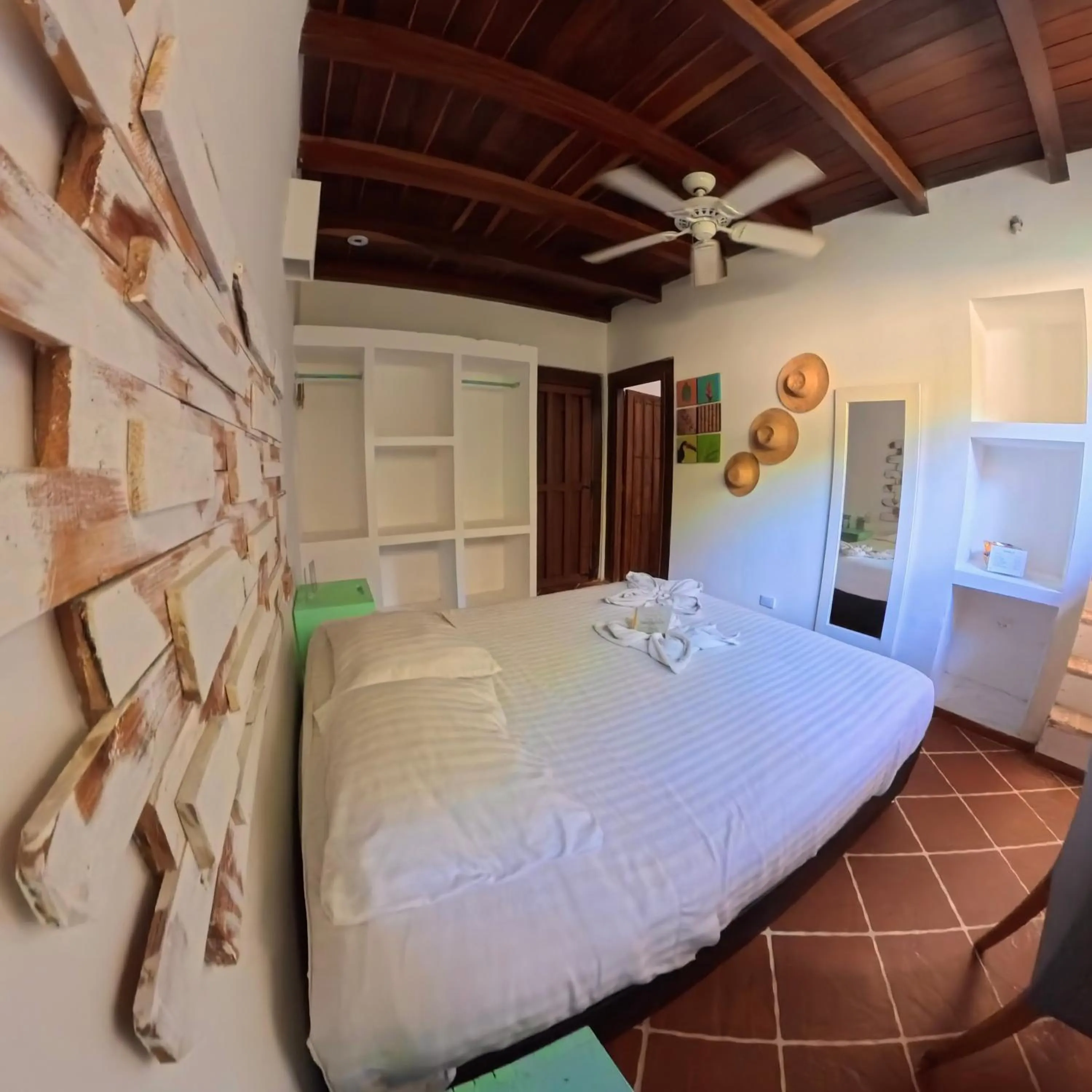 Bed in Costeño River Minca