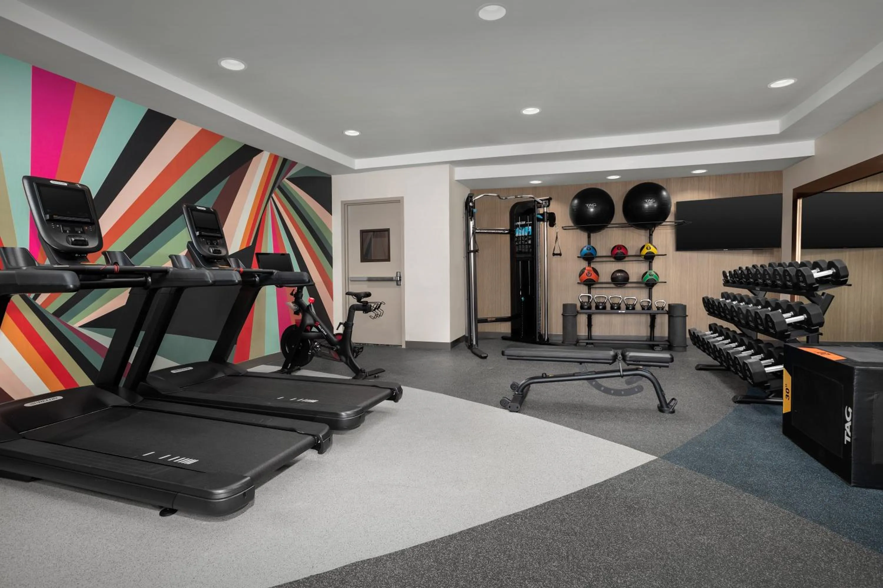 Fitness centre/facilities in Hilton Garden Inn Colorado Springs North