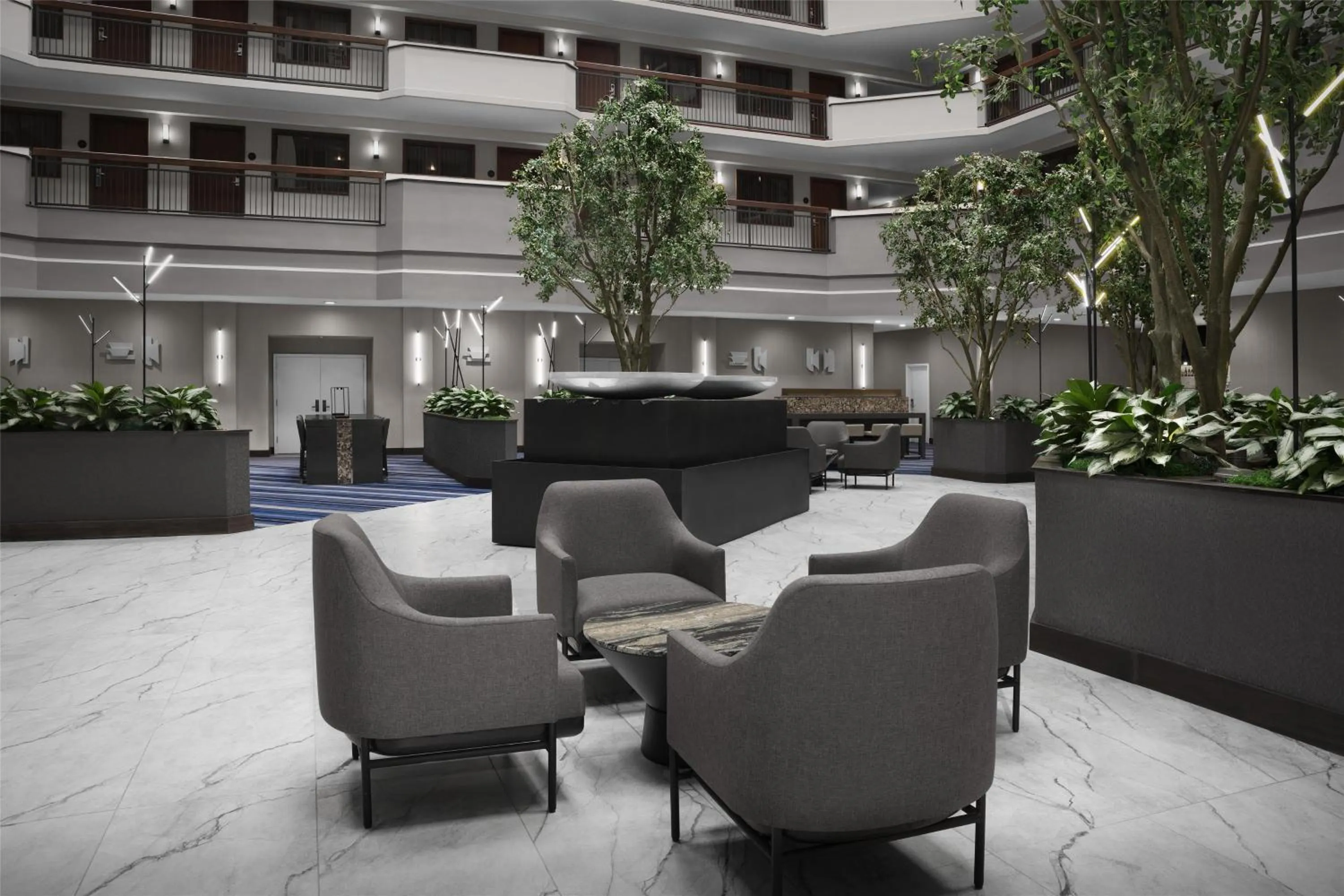 Lobby or reception in Embassy Suites by Hilton Dallas Near the Galleria