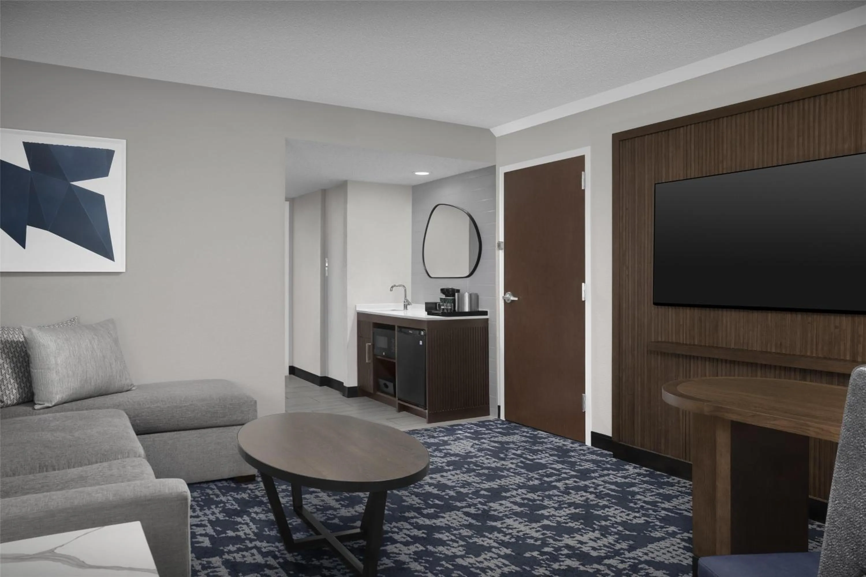 Living room in Embassy Suites by Hilton Dallas Near the Galleria