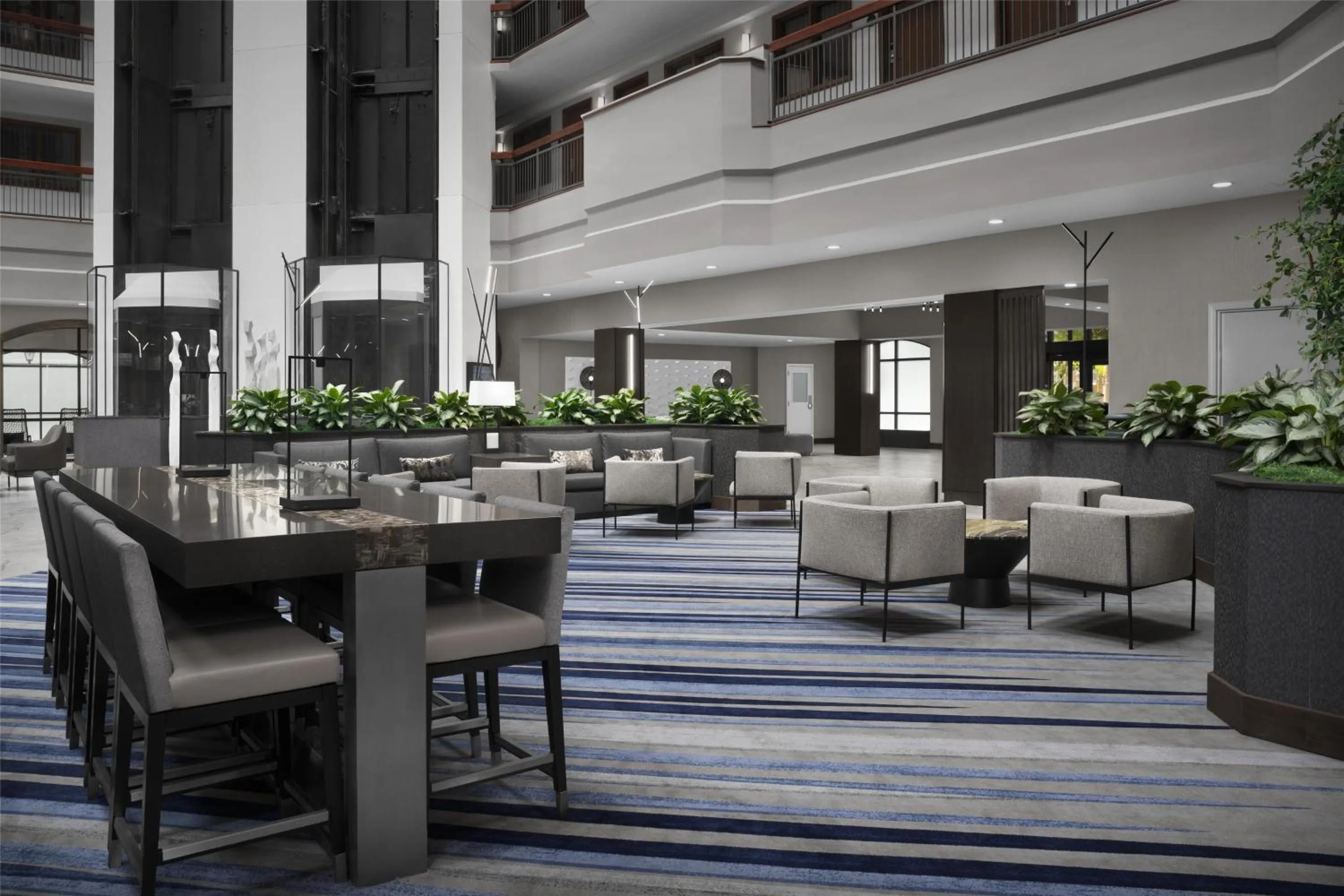 Lobby or reception in Embassy Suites by Hilton Dallas Near the Galleria