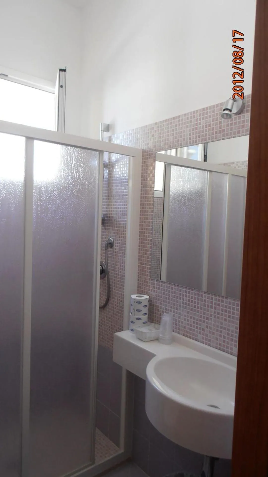 Shower in Hotel Garden