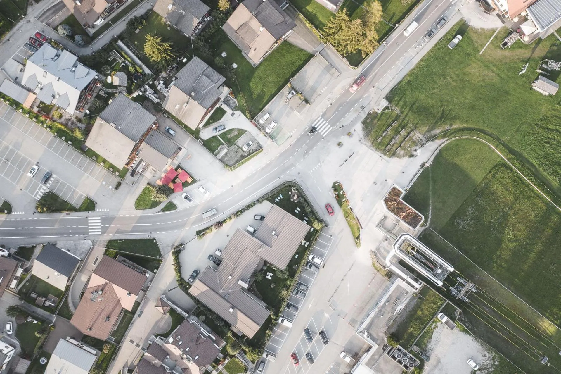 Bird's eye view in Haunold Homes