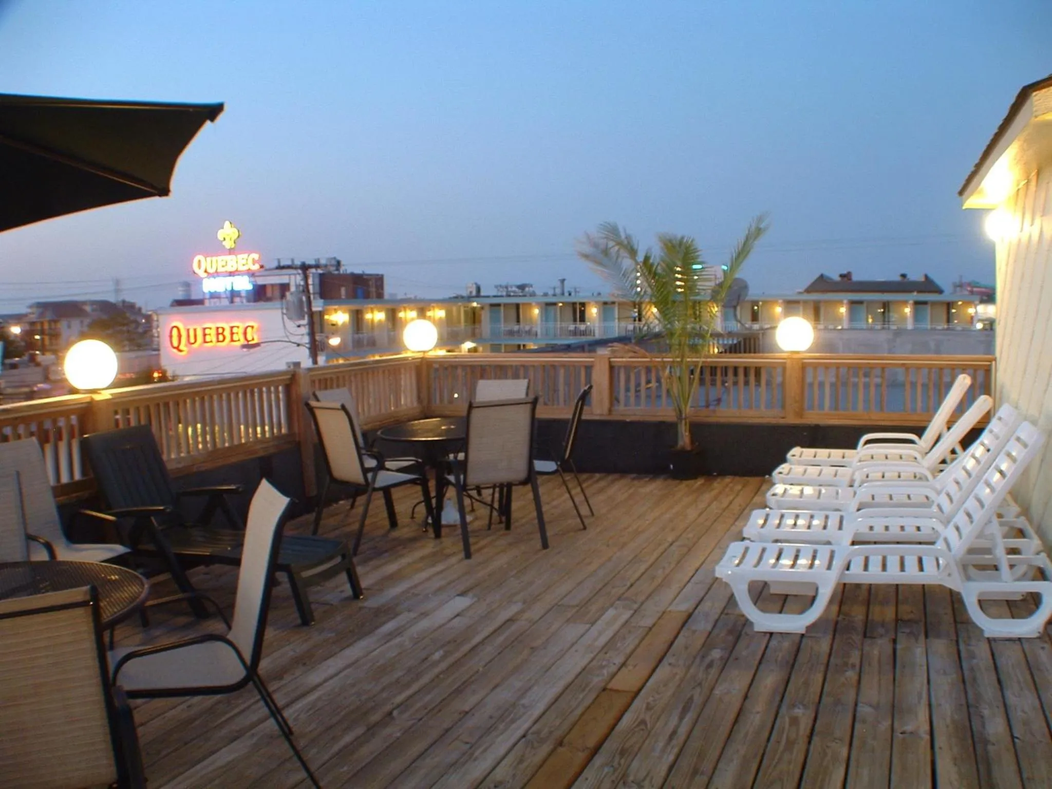 Patio in Calypso Boutique Hotel