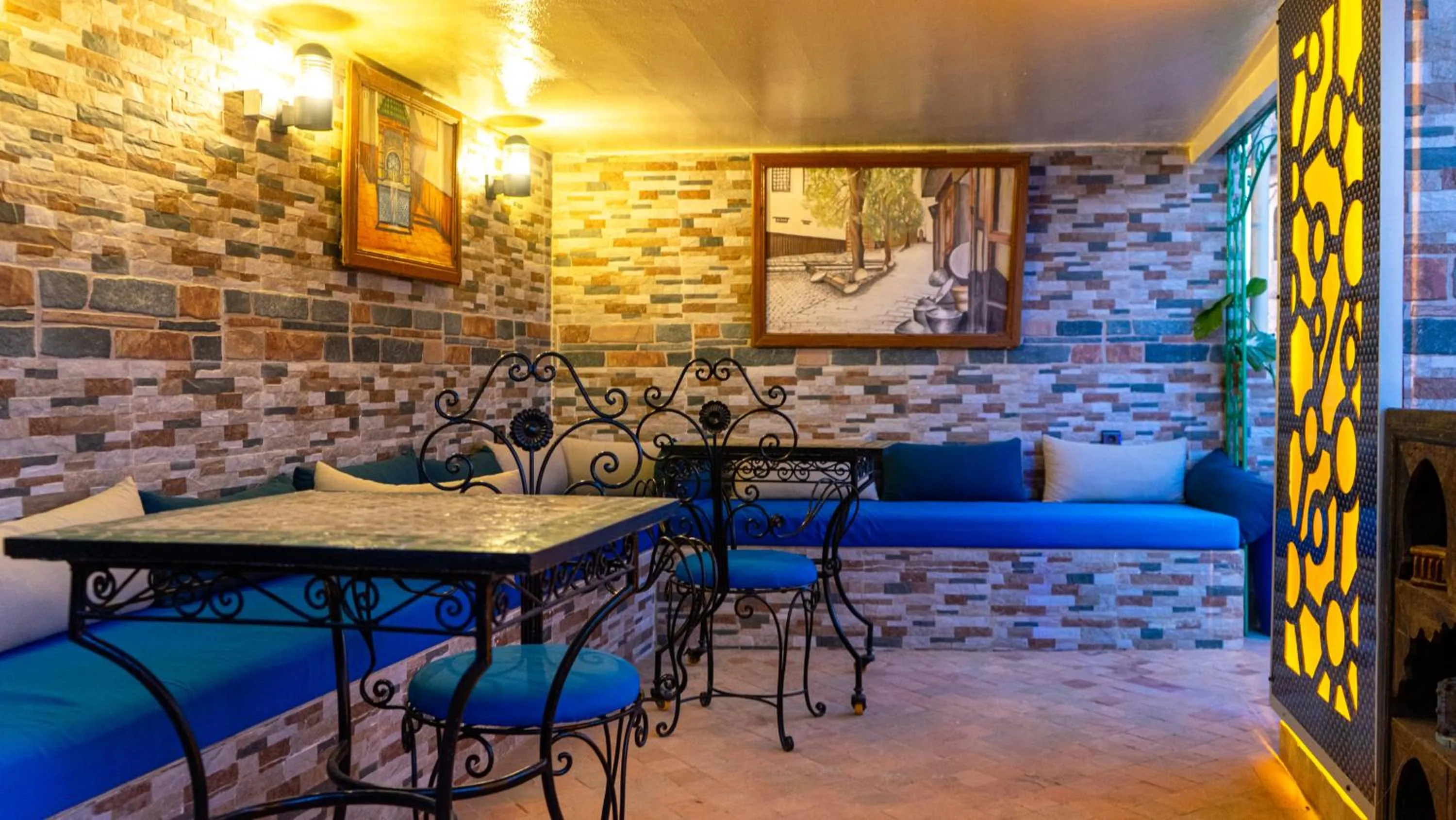 Living room in Riad Dar El Ouedghiri