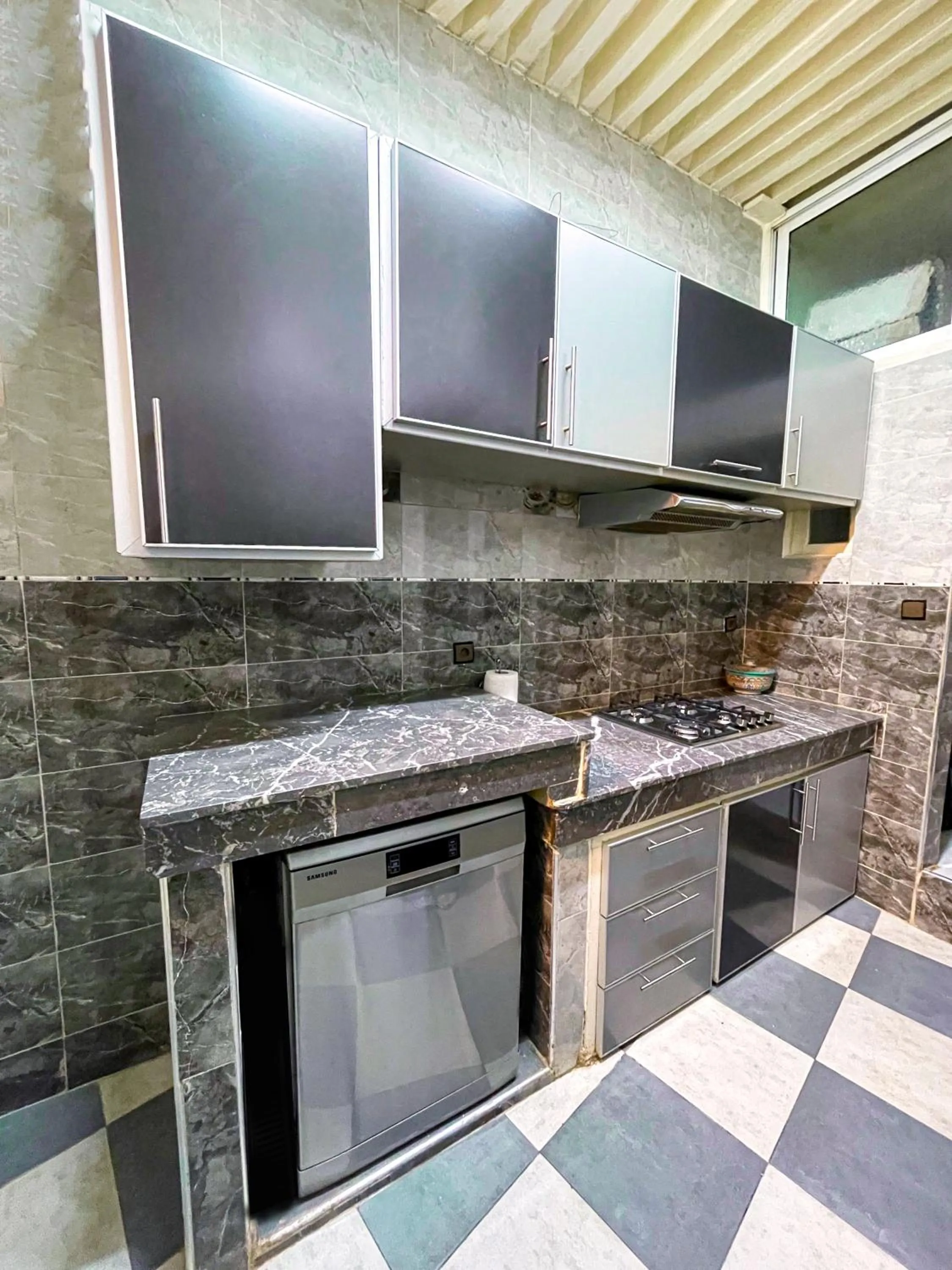 Kitchen or kitchenette in Riad Dar El Ouedghiri