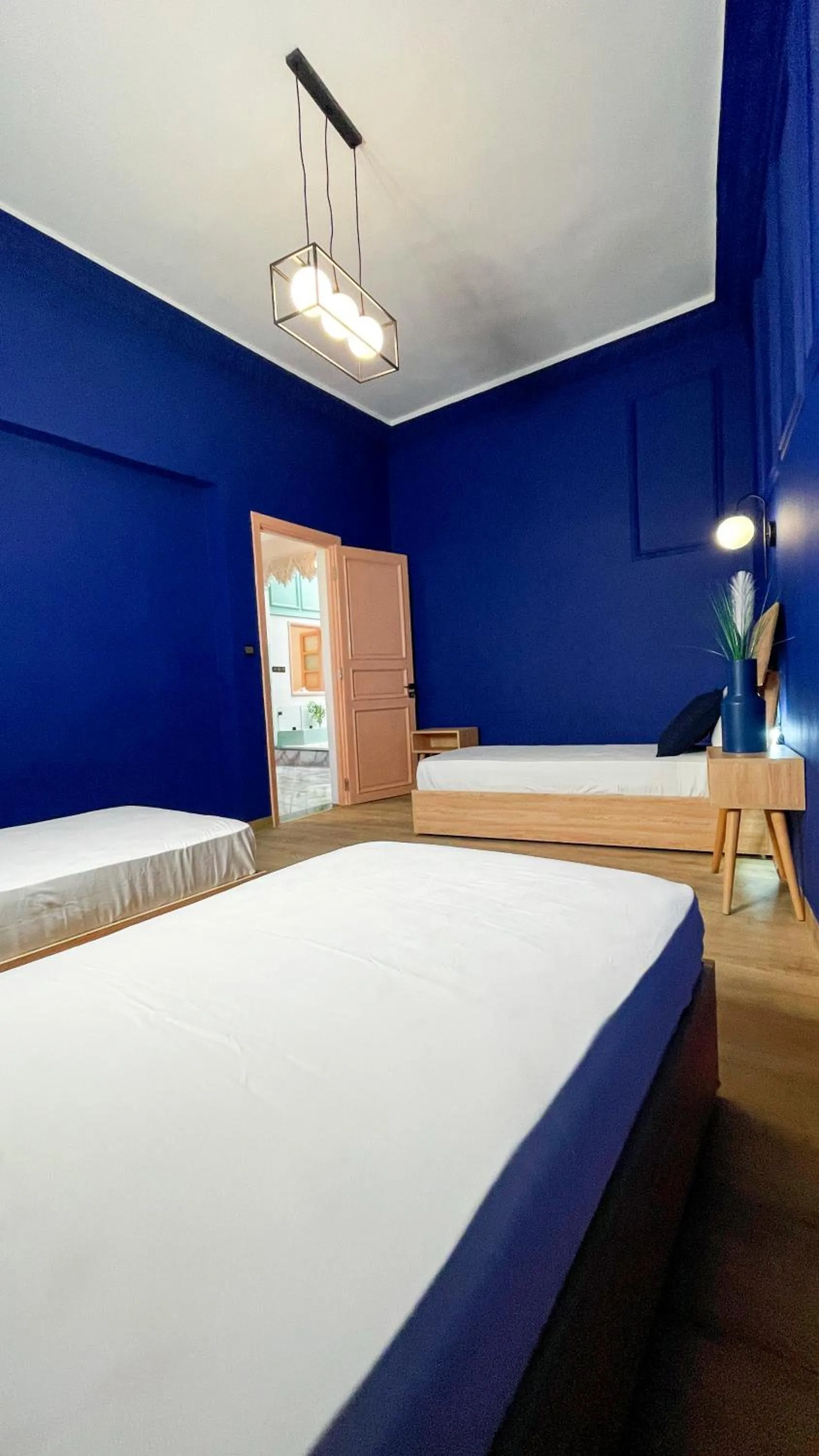 Bed in Riad Dar El Ouedghiri