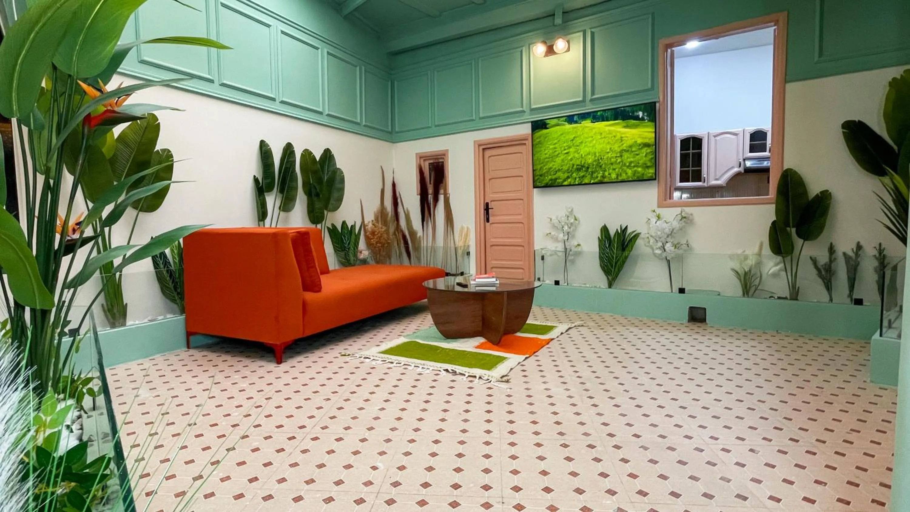 Garden in Riad Dar El Ouedghiri