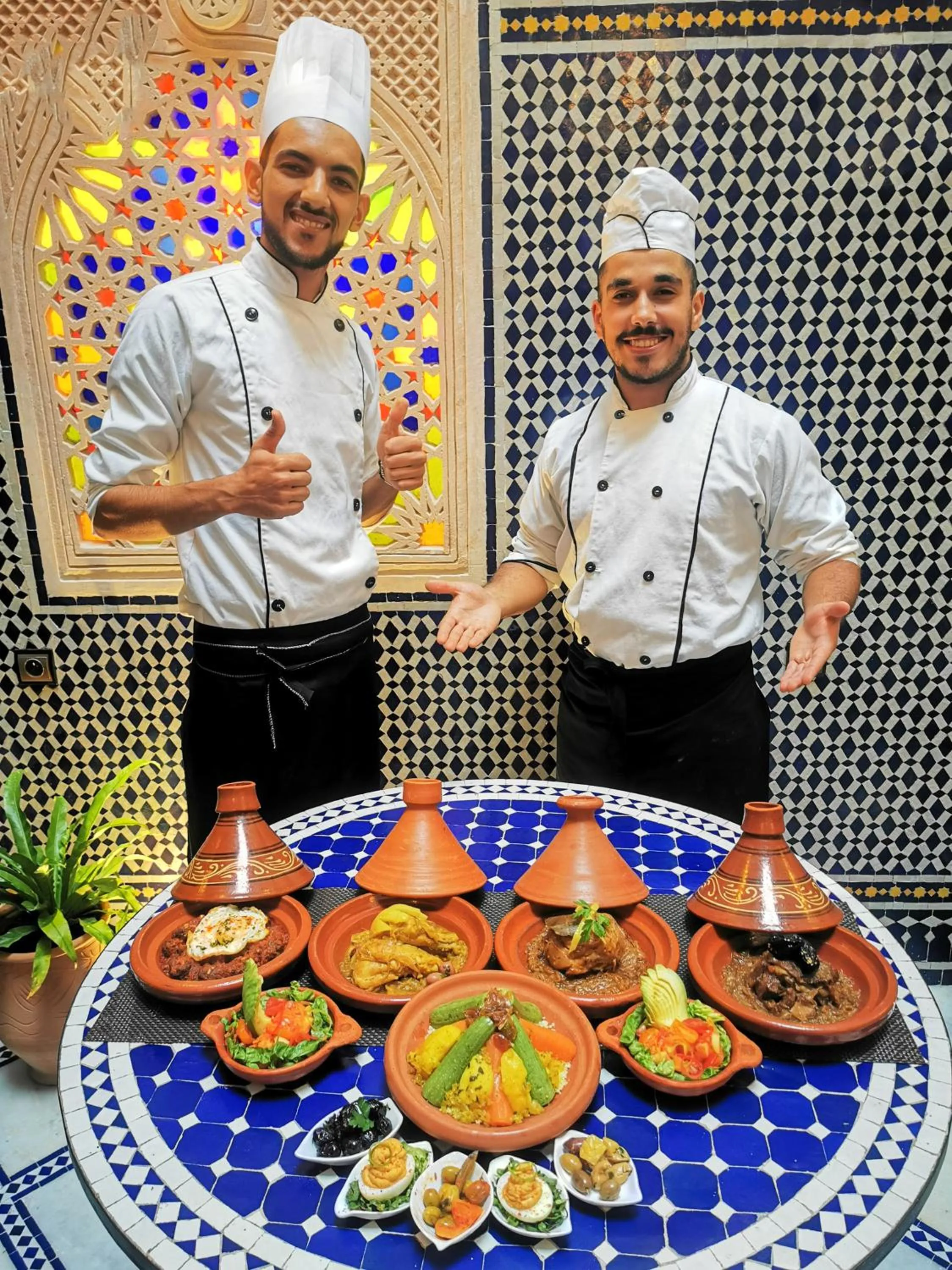 People in Riad Dar El Ouedghiri