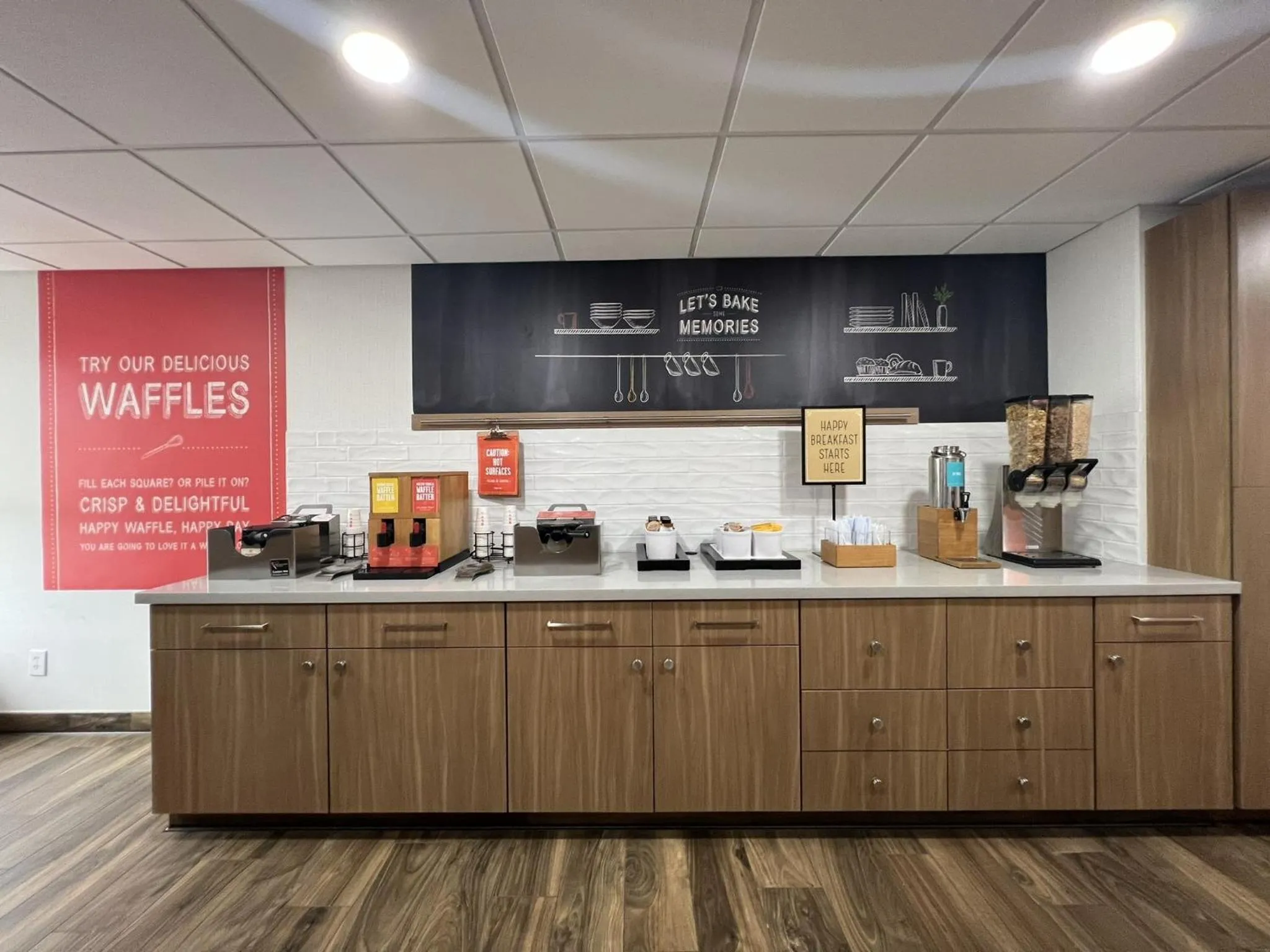 Breakfast in Hampton Inn Bloomington