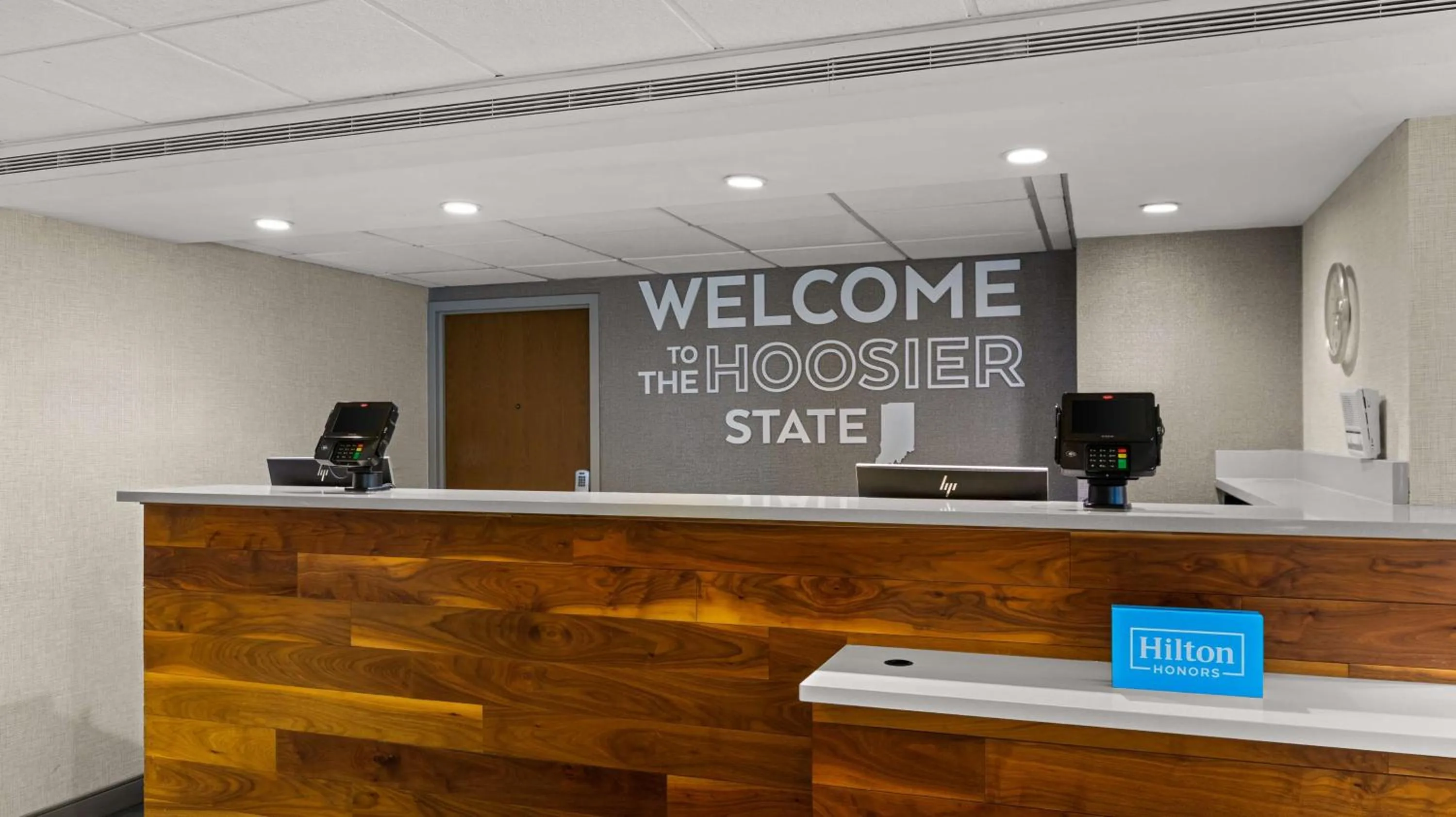 Lobby or reception in Hampton Inn Bloomington