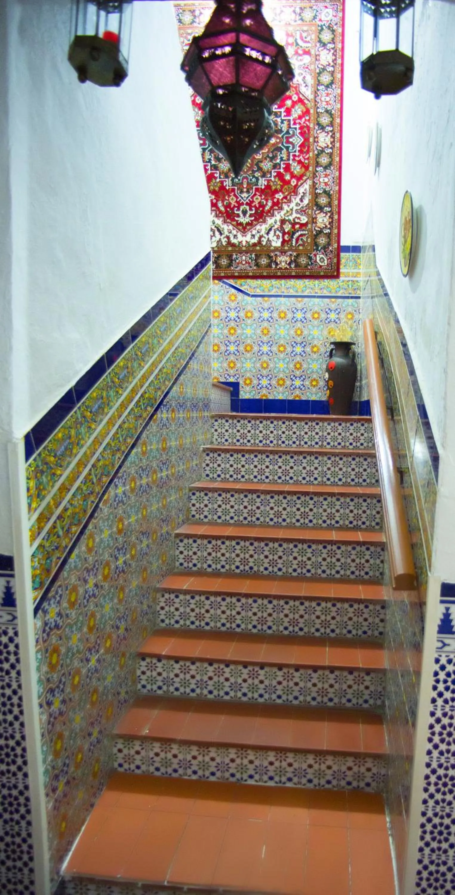 Decorative detail in Pensión Santa María la Blanca