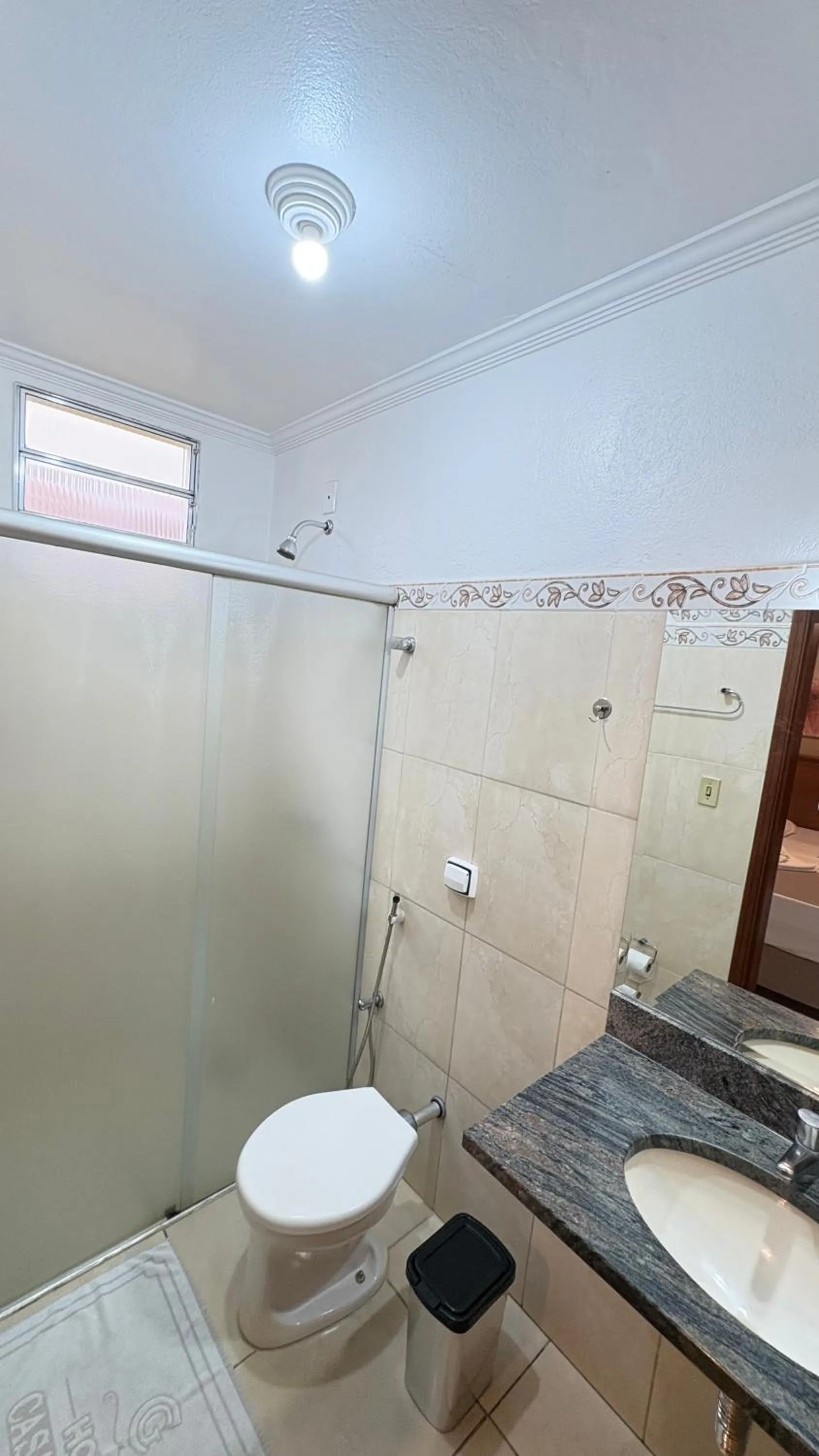 Bathroom in Hotel Casa Grande Orlândia SP