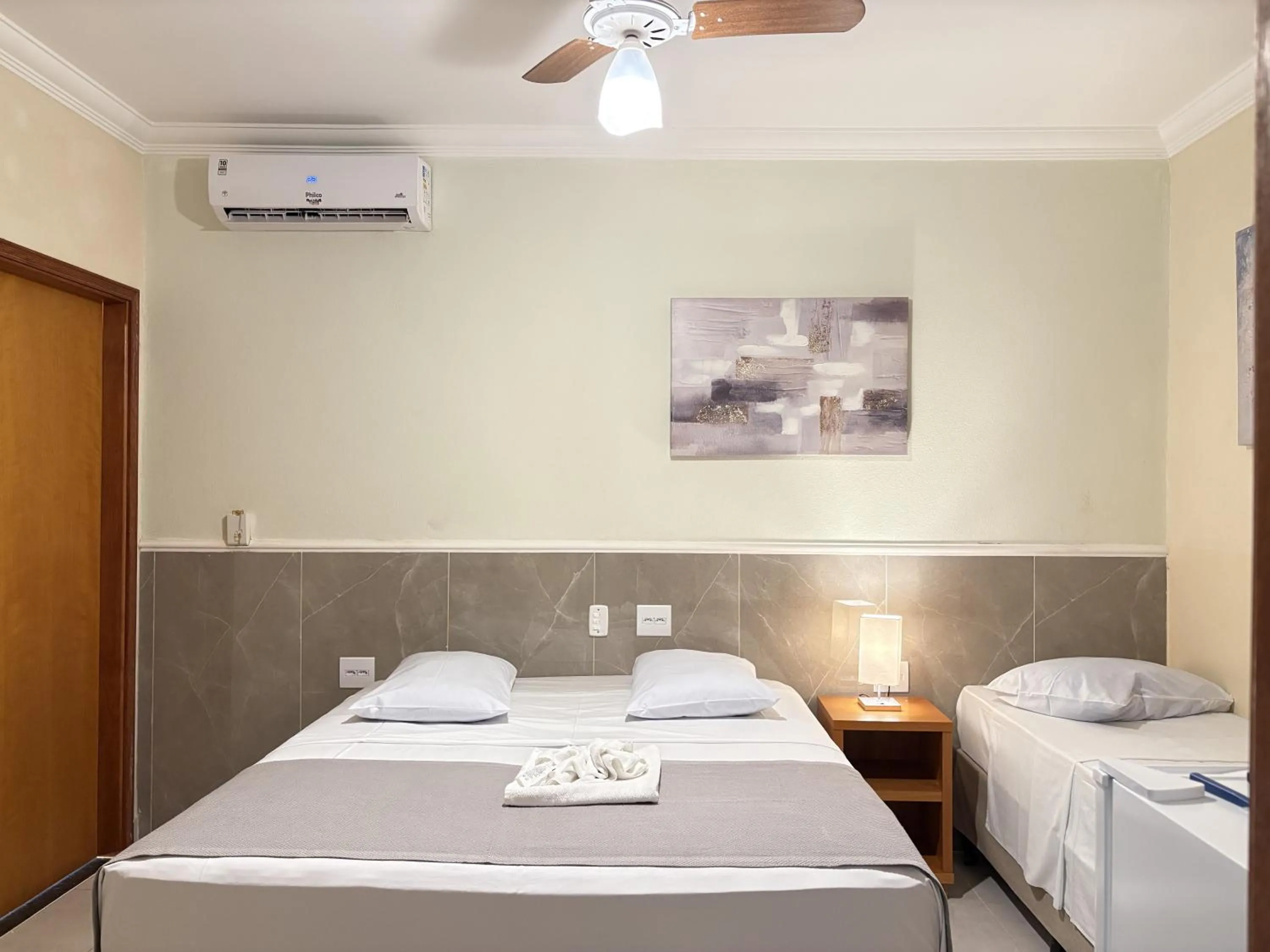 Bedroom, Bed in Hotel Casa Grande Orlândia SP