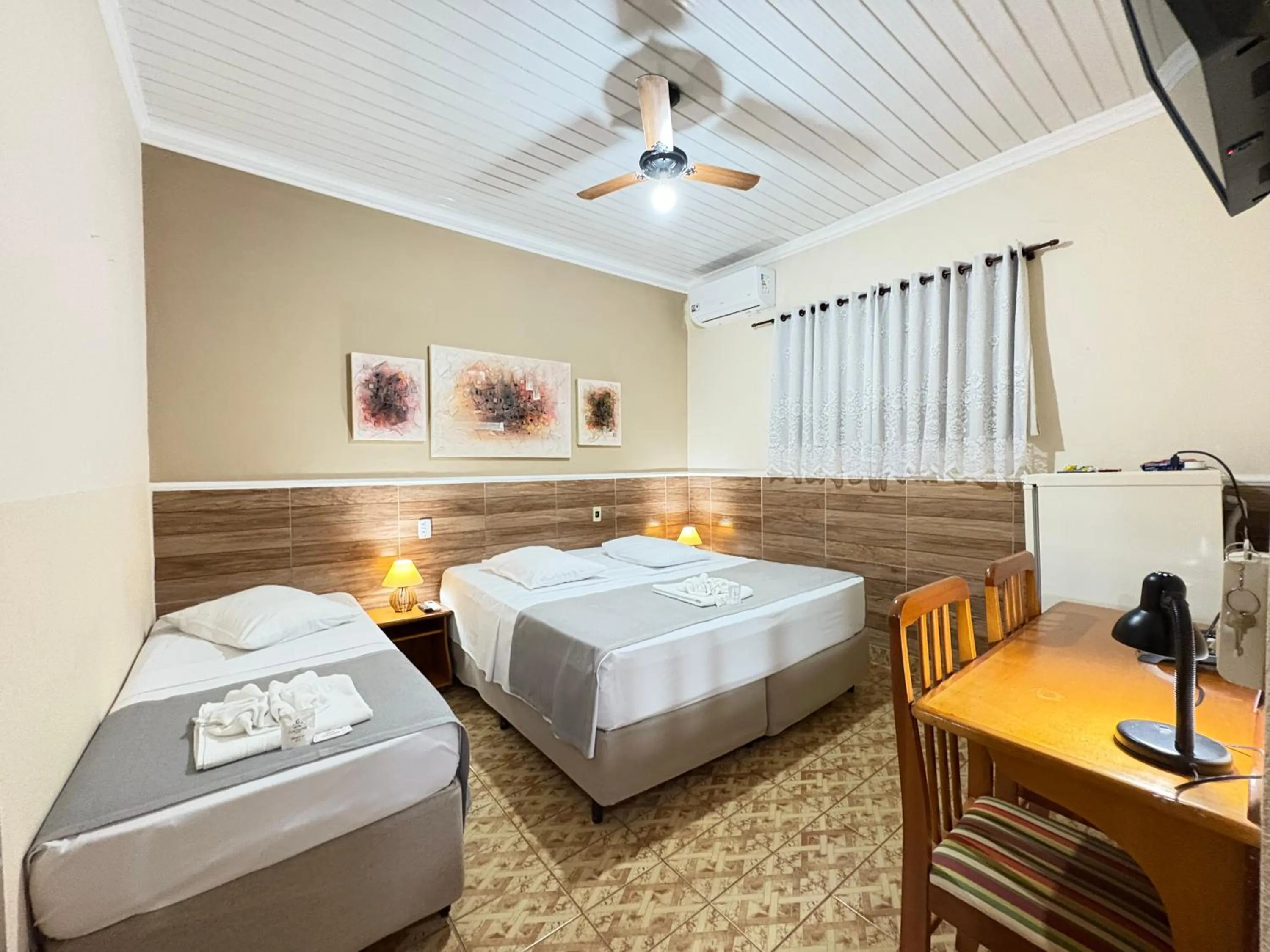 Bedroom, Bed in Hotel Casa Grande Orlândia SP