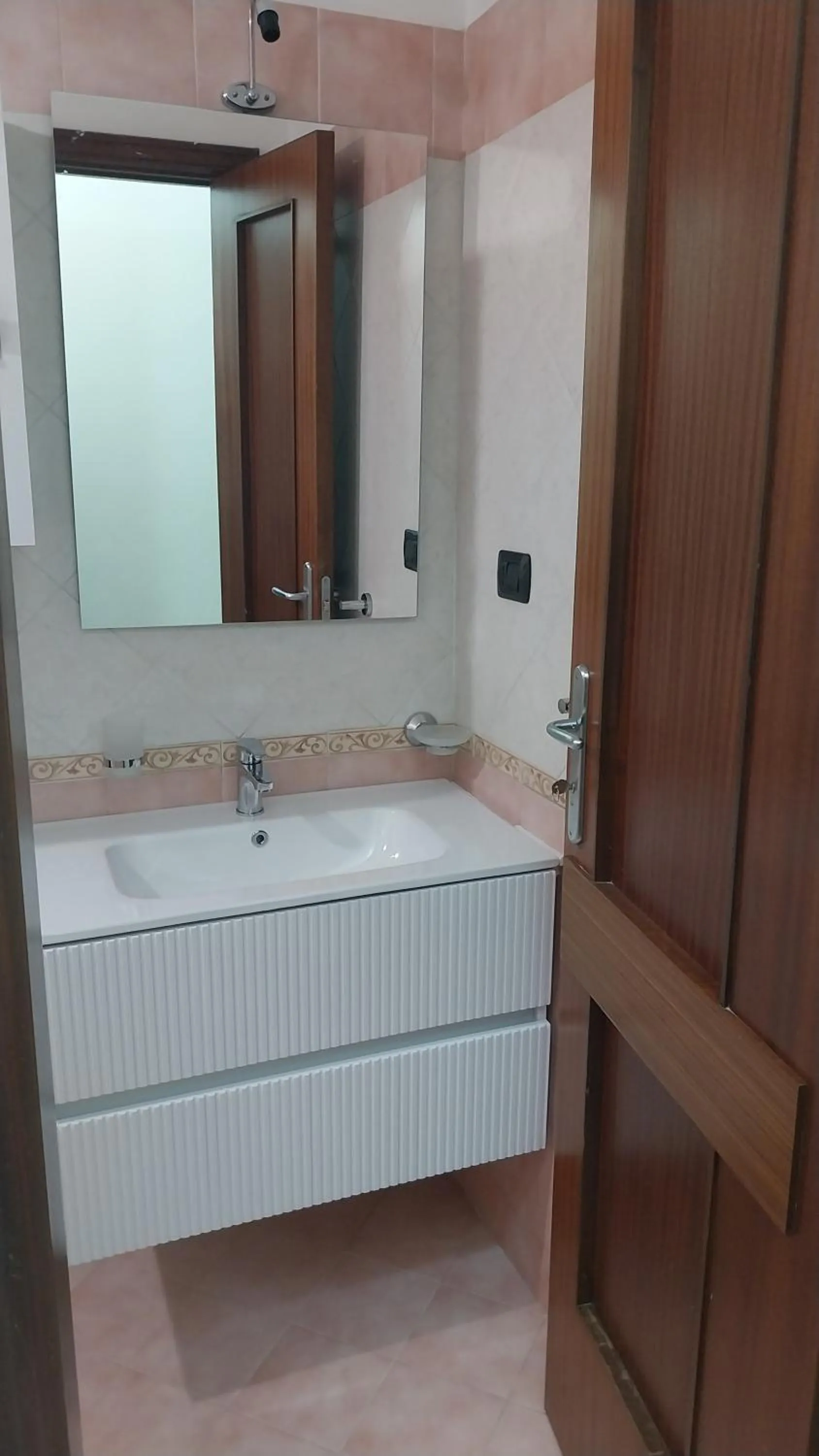 Bathroom in B&B Olympo