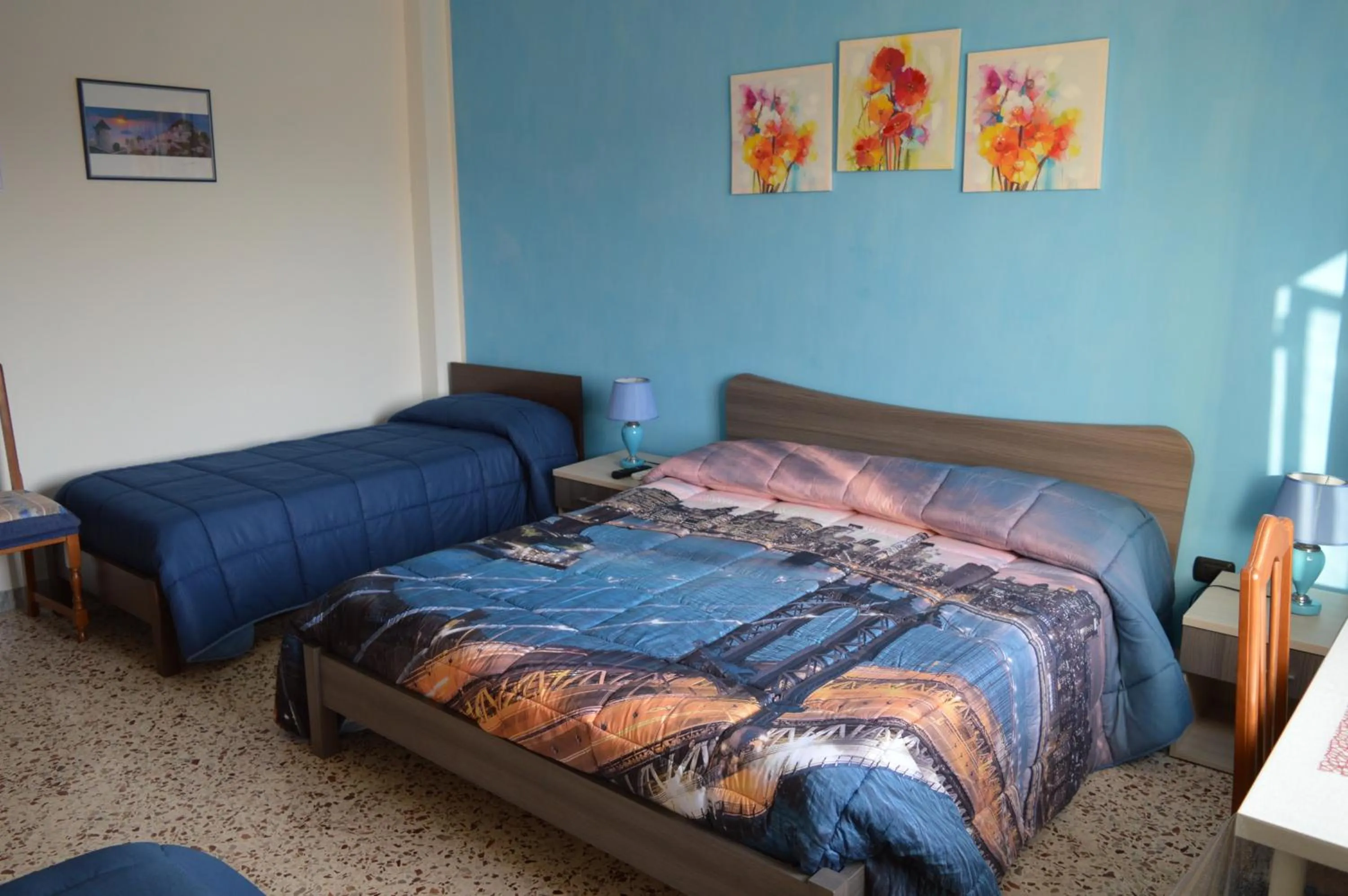 Bedroom, Bed in B&B Olympo