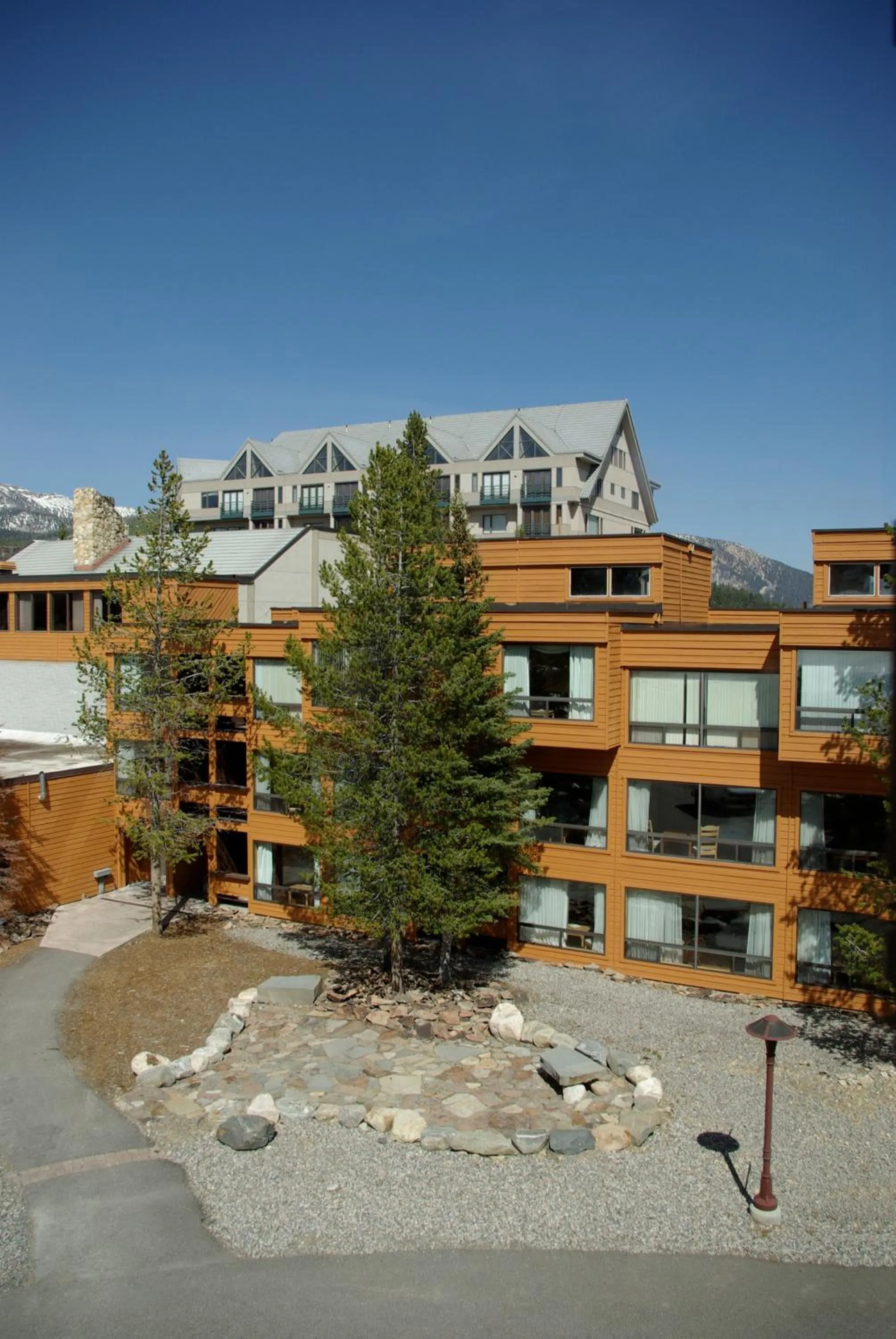 Facade/entrance in Huntley Lodge at Big Sky Resort