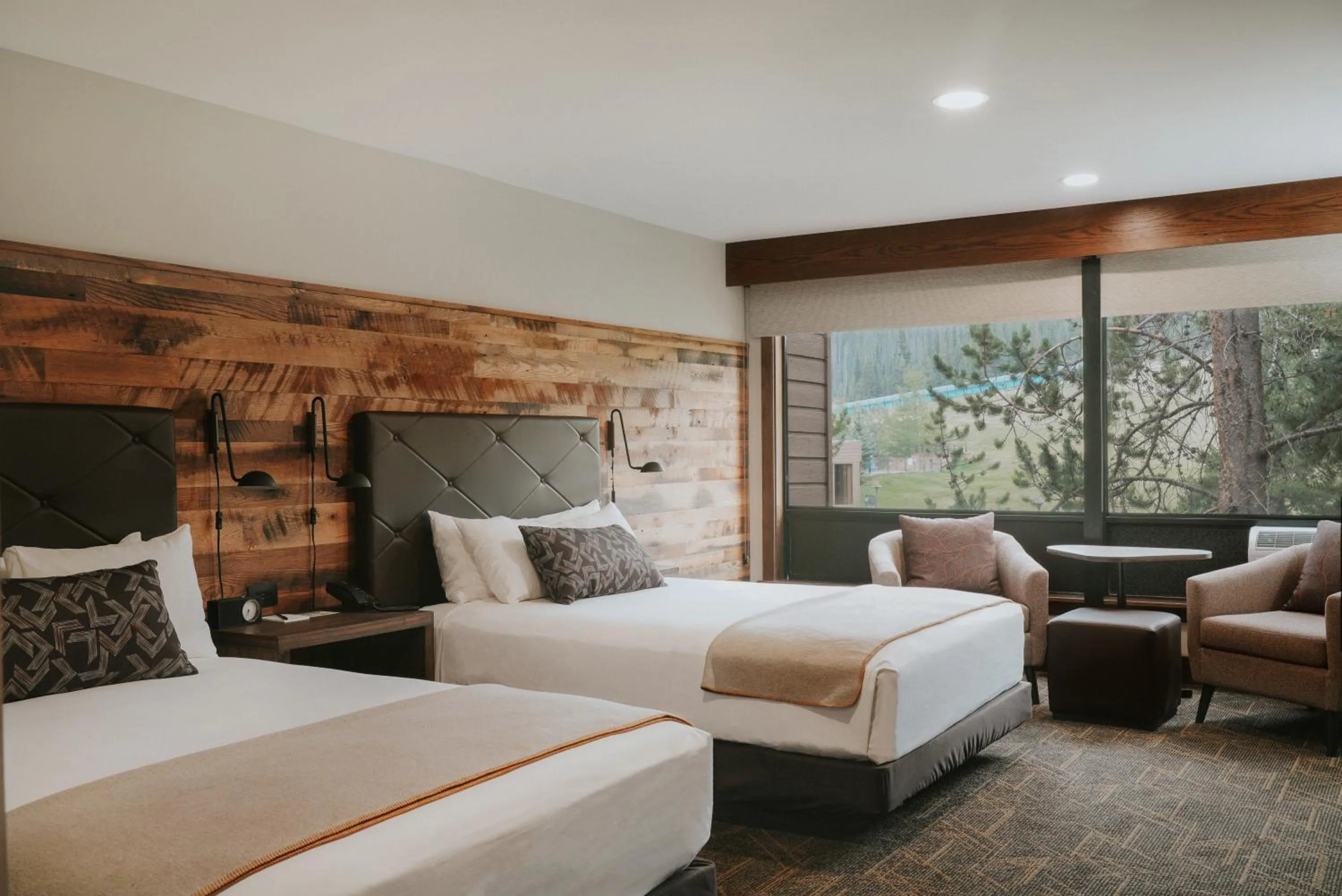 Bed in Huntley Lodge at Big Sky Resort