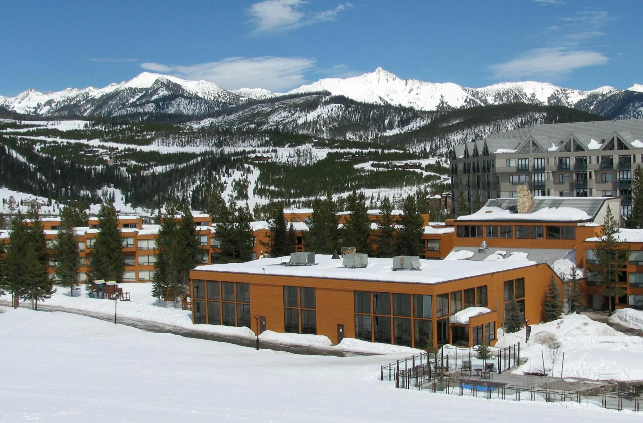 Winter in Huntley Lodge at Big Sky Resort