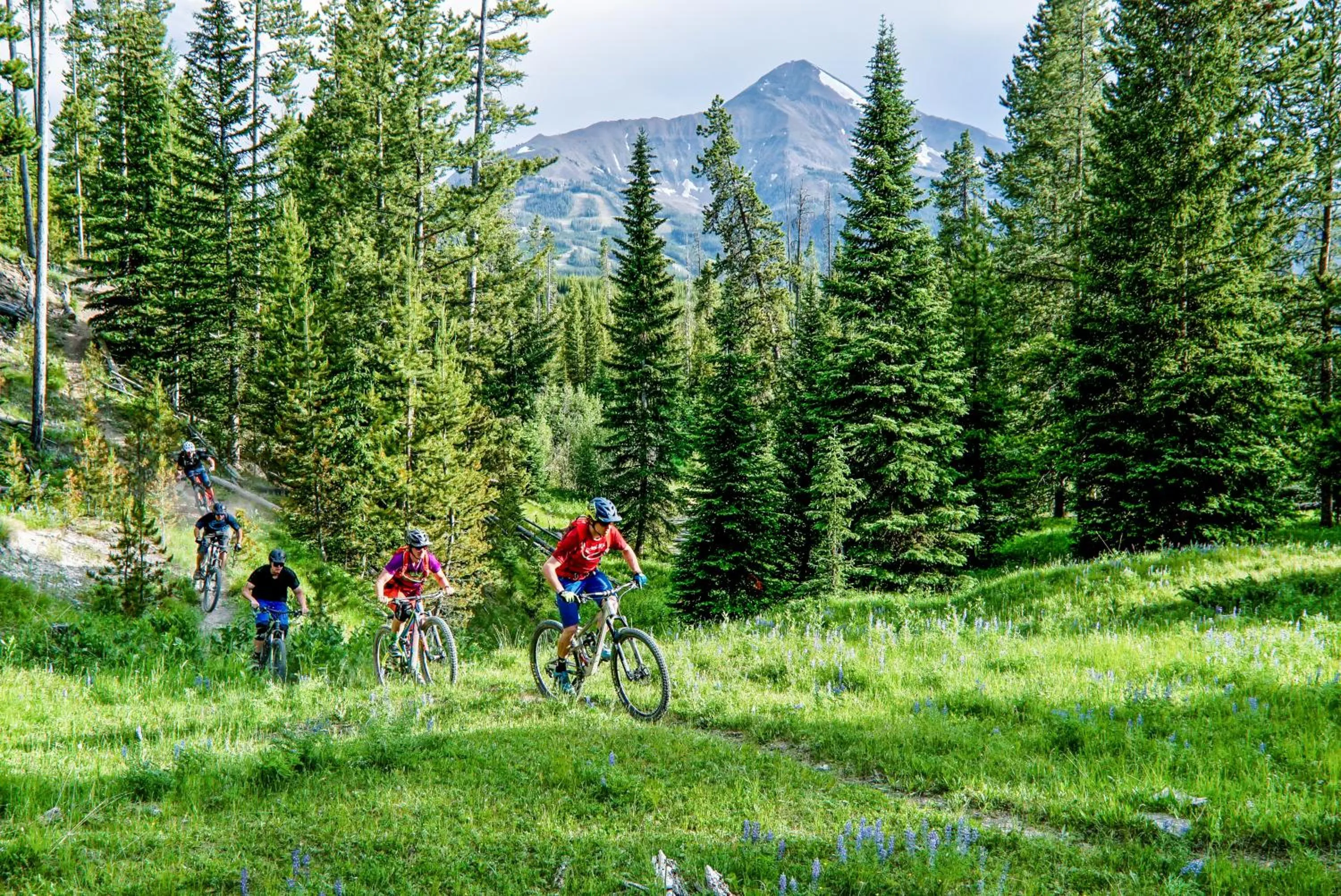 Cycling in Shoshone Condos at Big Sky Resort