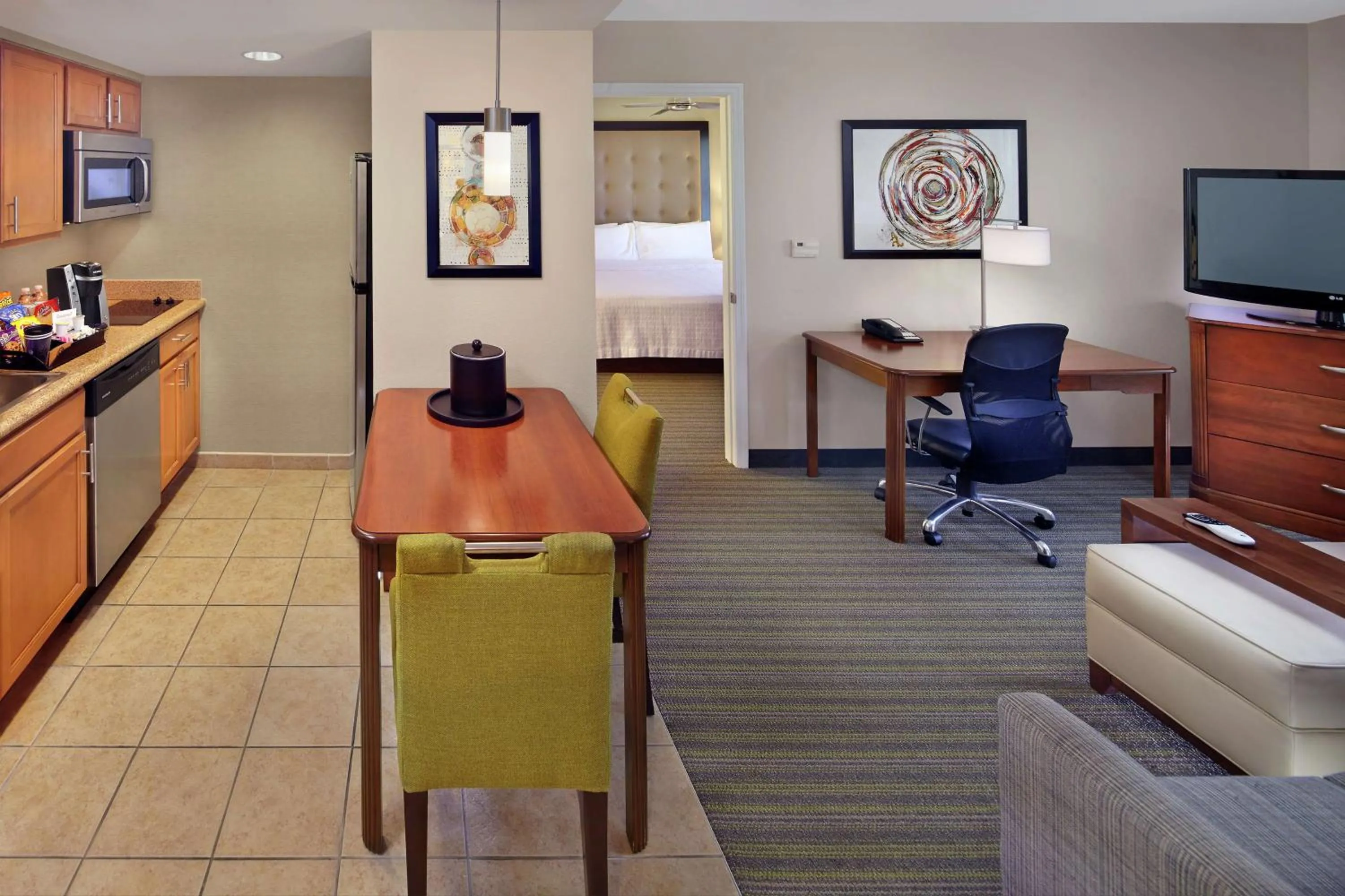 Photo of the whole room in Homewood Suites by Hilton Daytona Beach Speedway-Airport