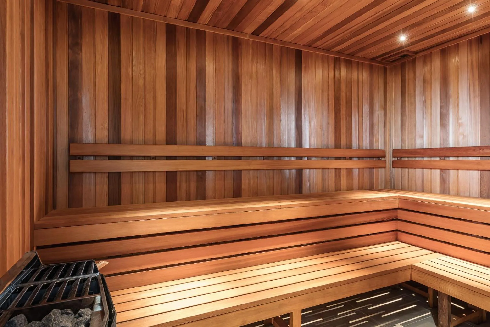 Sauna in Meriton Suites Zetland