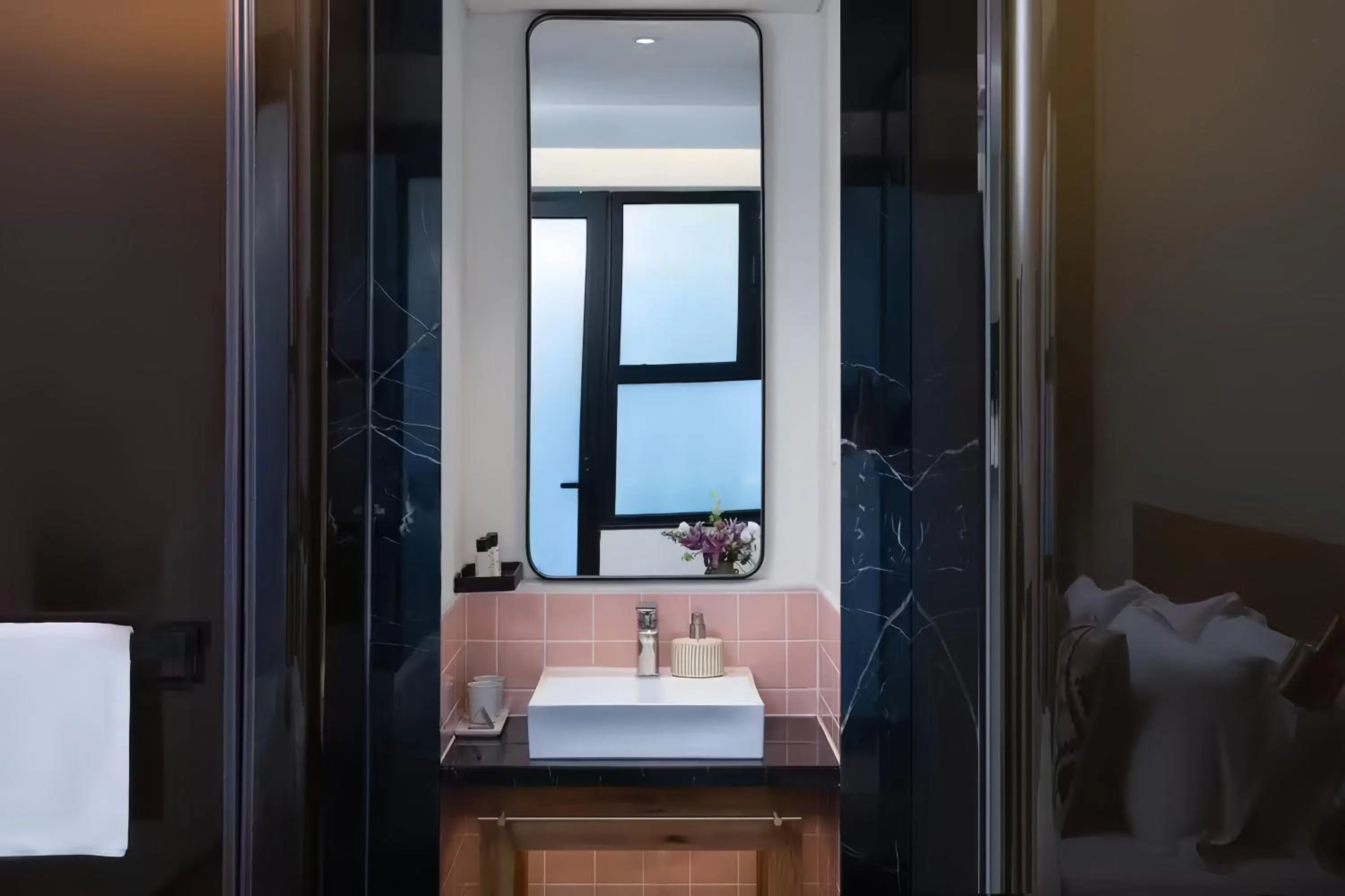 Bed in Peking Yard Boutique Hotel