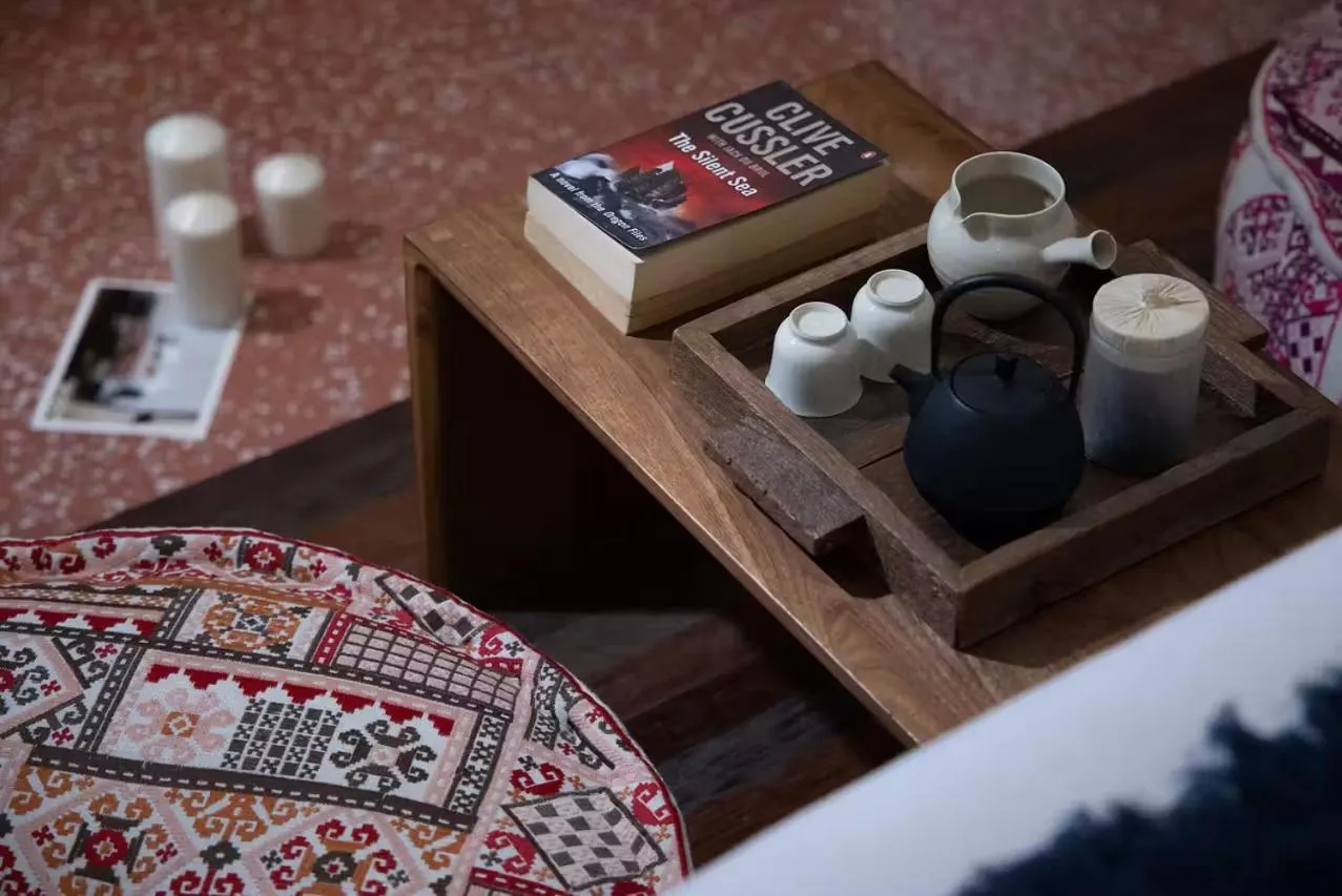 Bed in Peking Yard Boutique Hotel