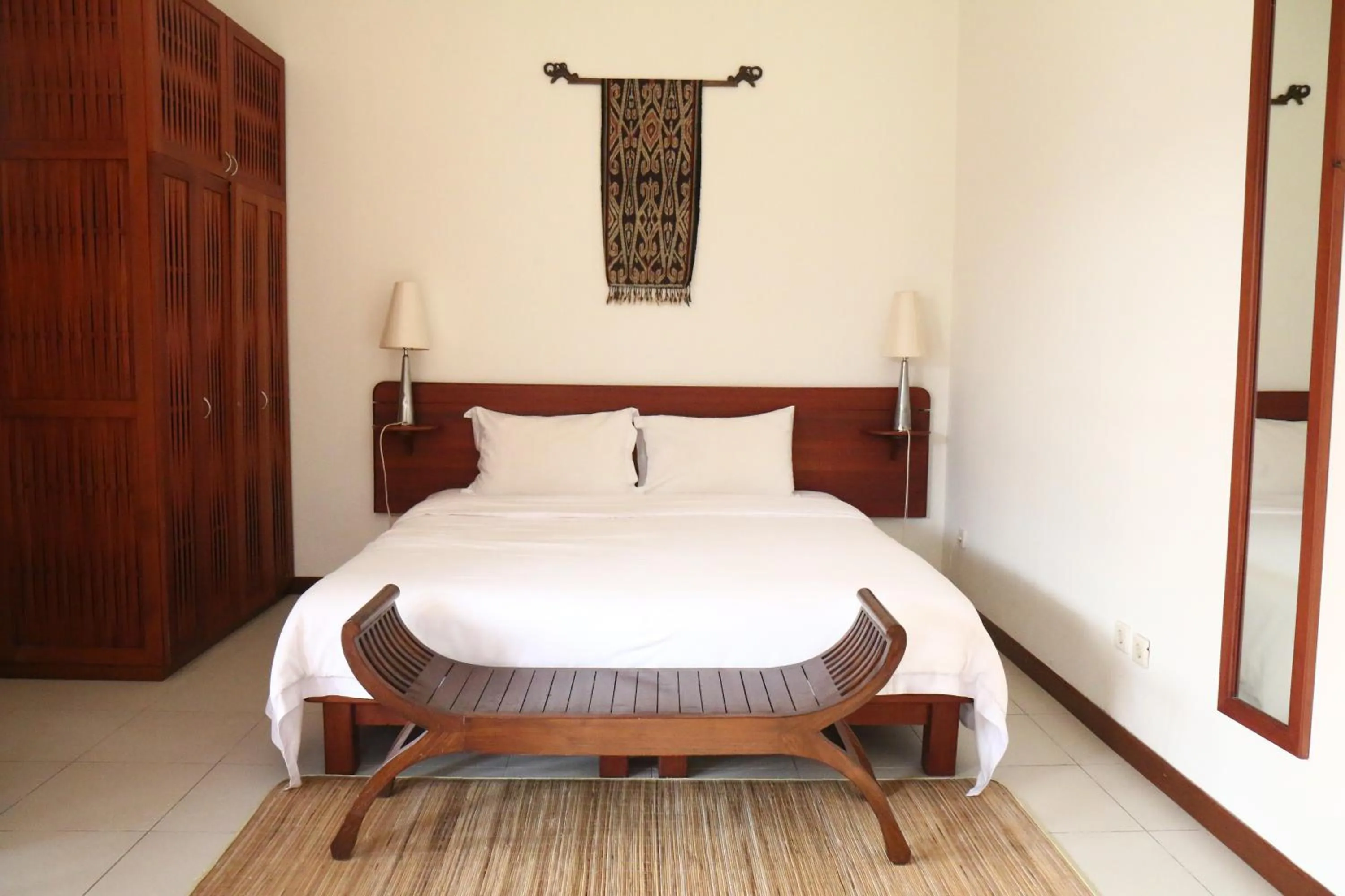 Bed in Rungan Sari Meeting Center & Resort