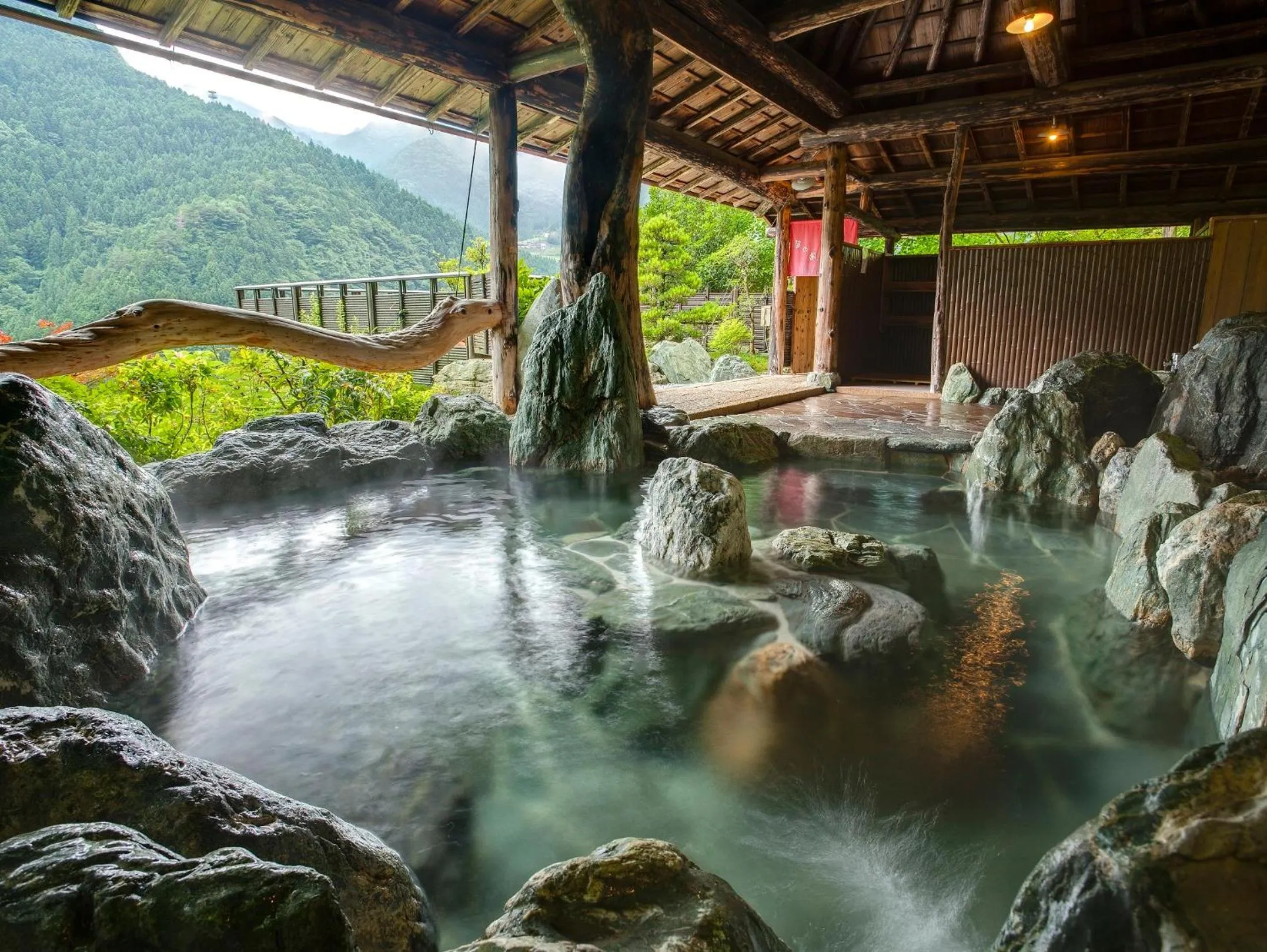 Hot Spring Bath in Hotel Kazurabashi