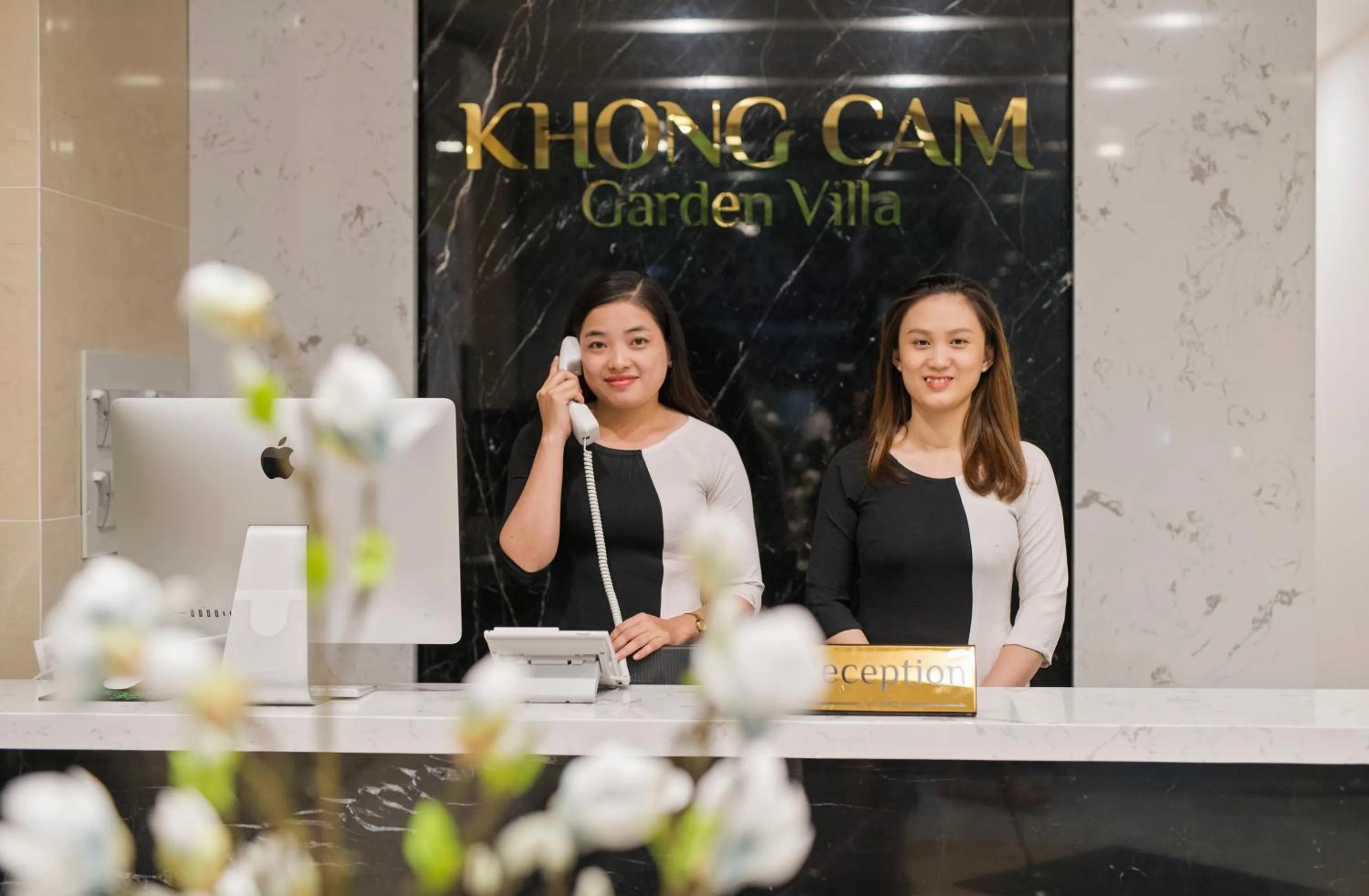 Lobby or reception in Khong Cam Garden Villas
