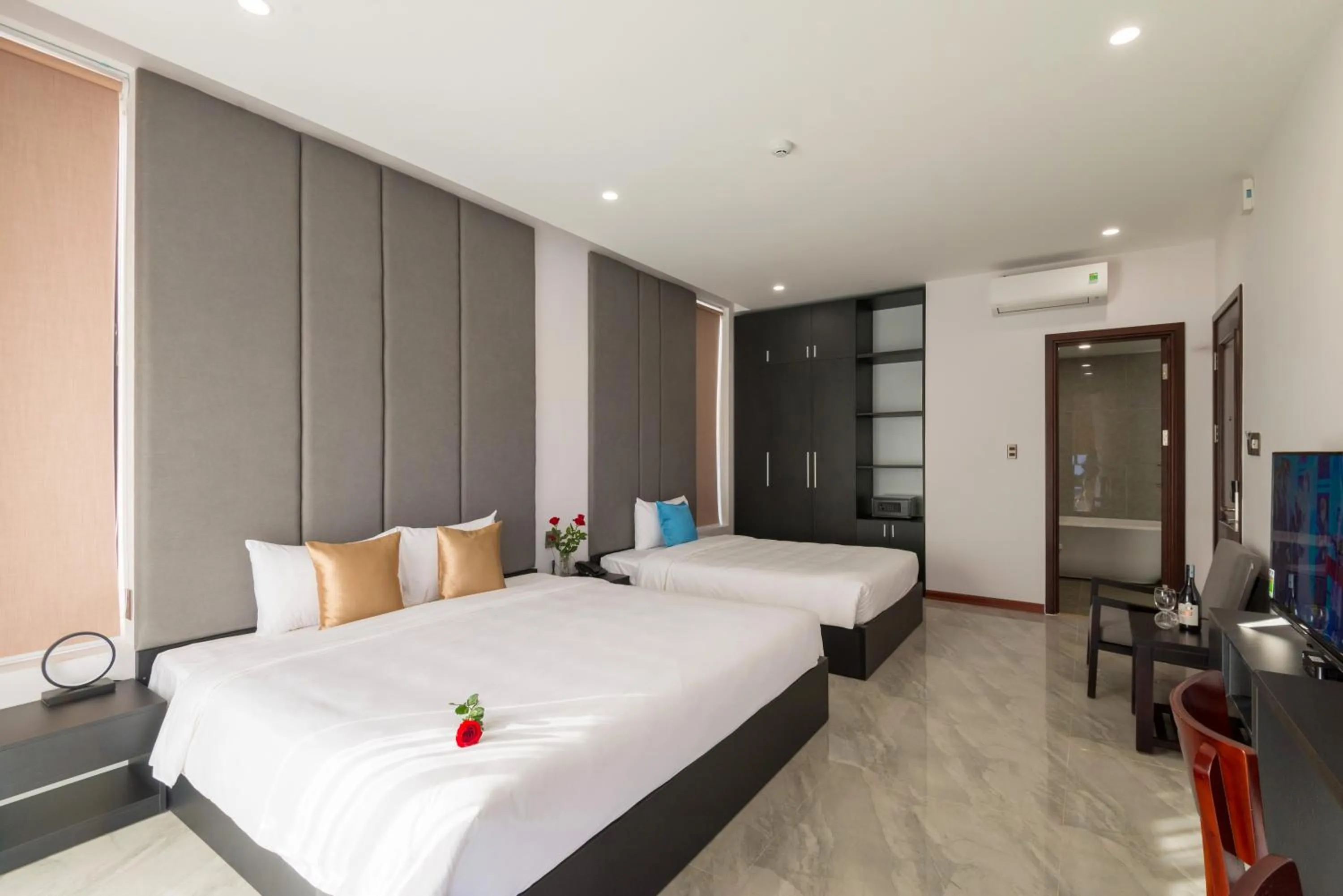 Bed in Khong Cam Garden Villas