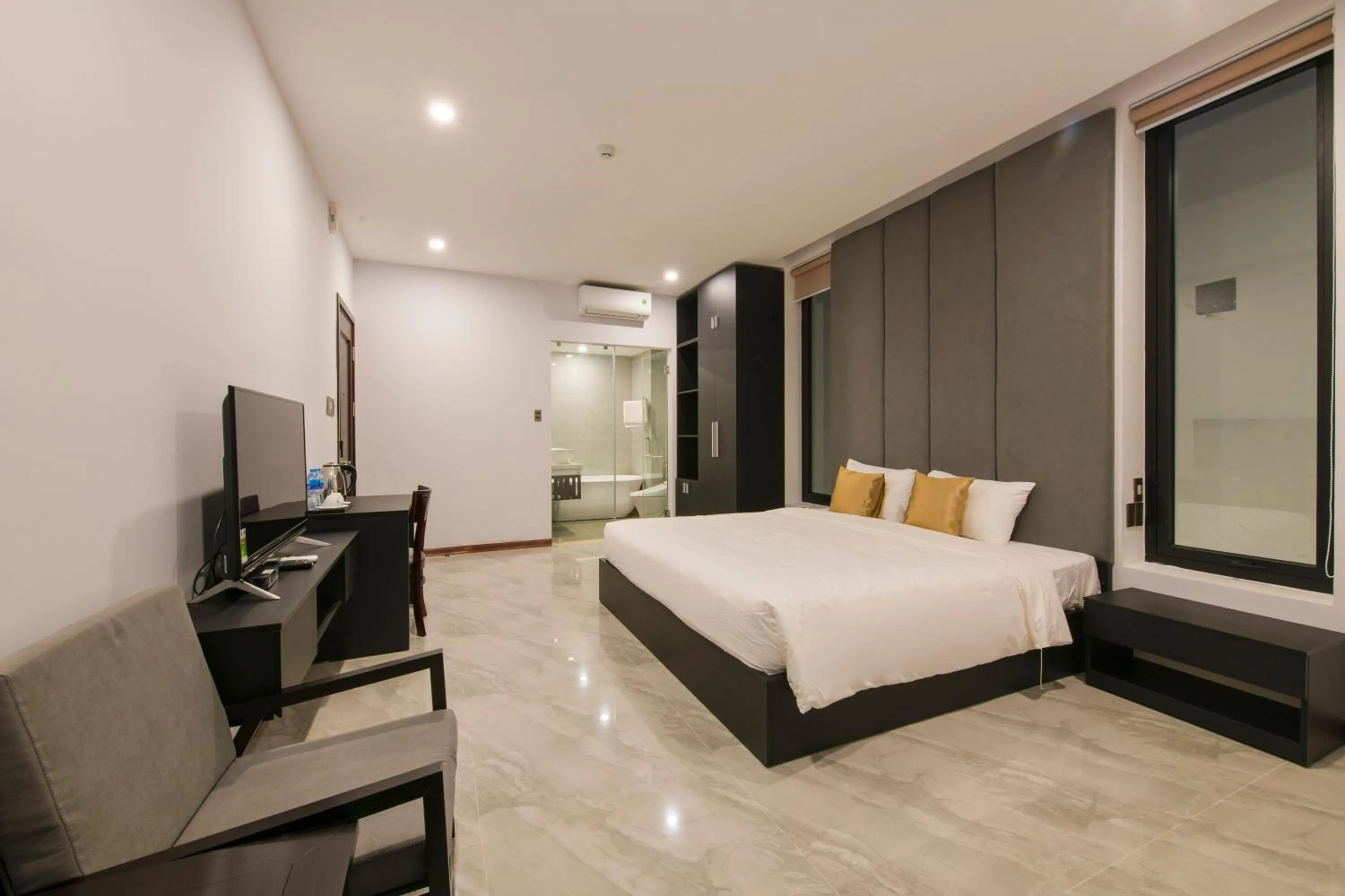 Bed in Khong Cam Garden Villas