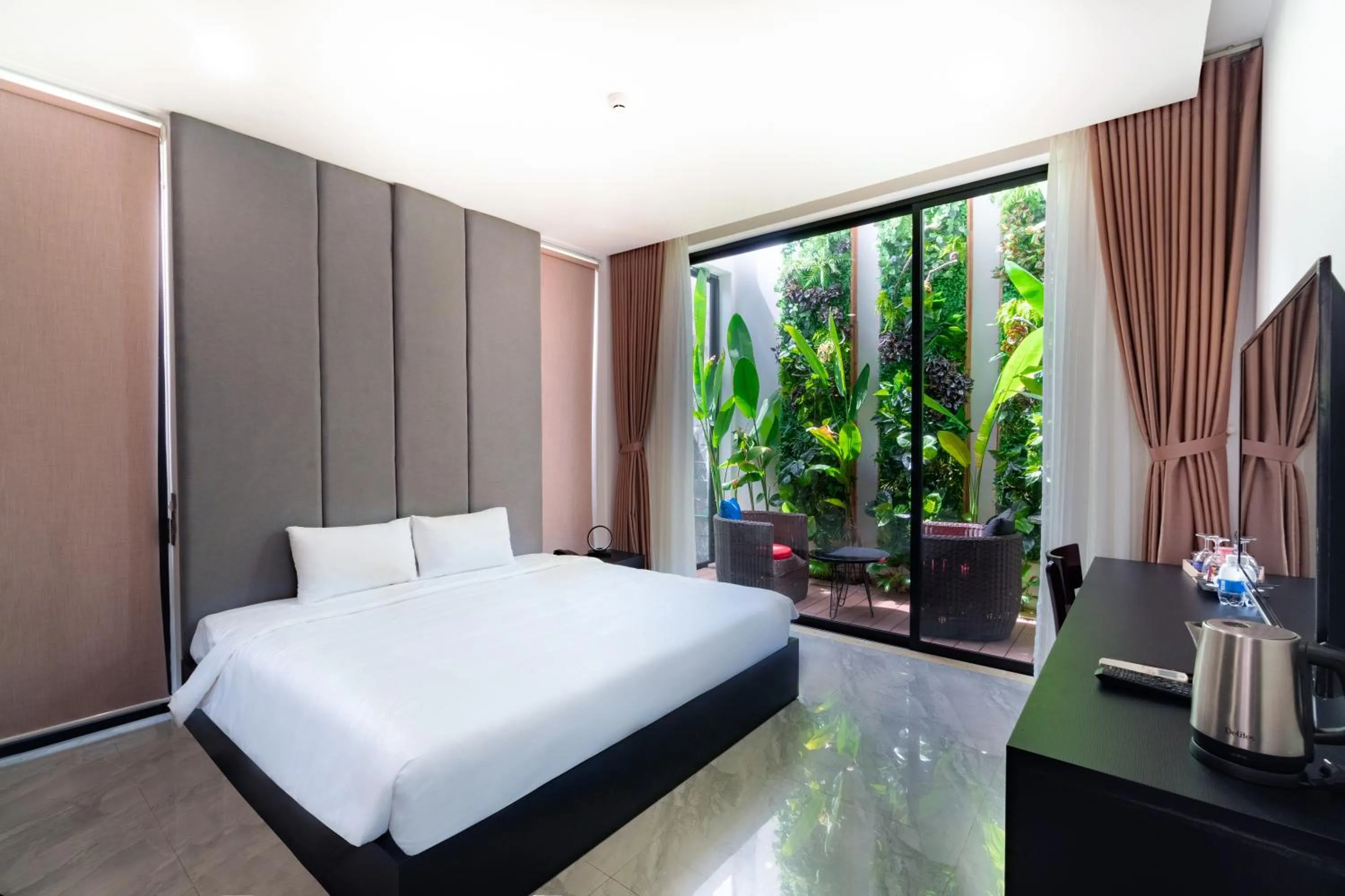 Bed in Khong Cam Garden Villas