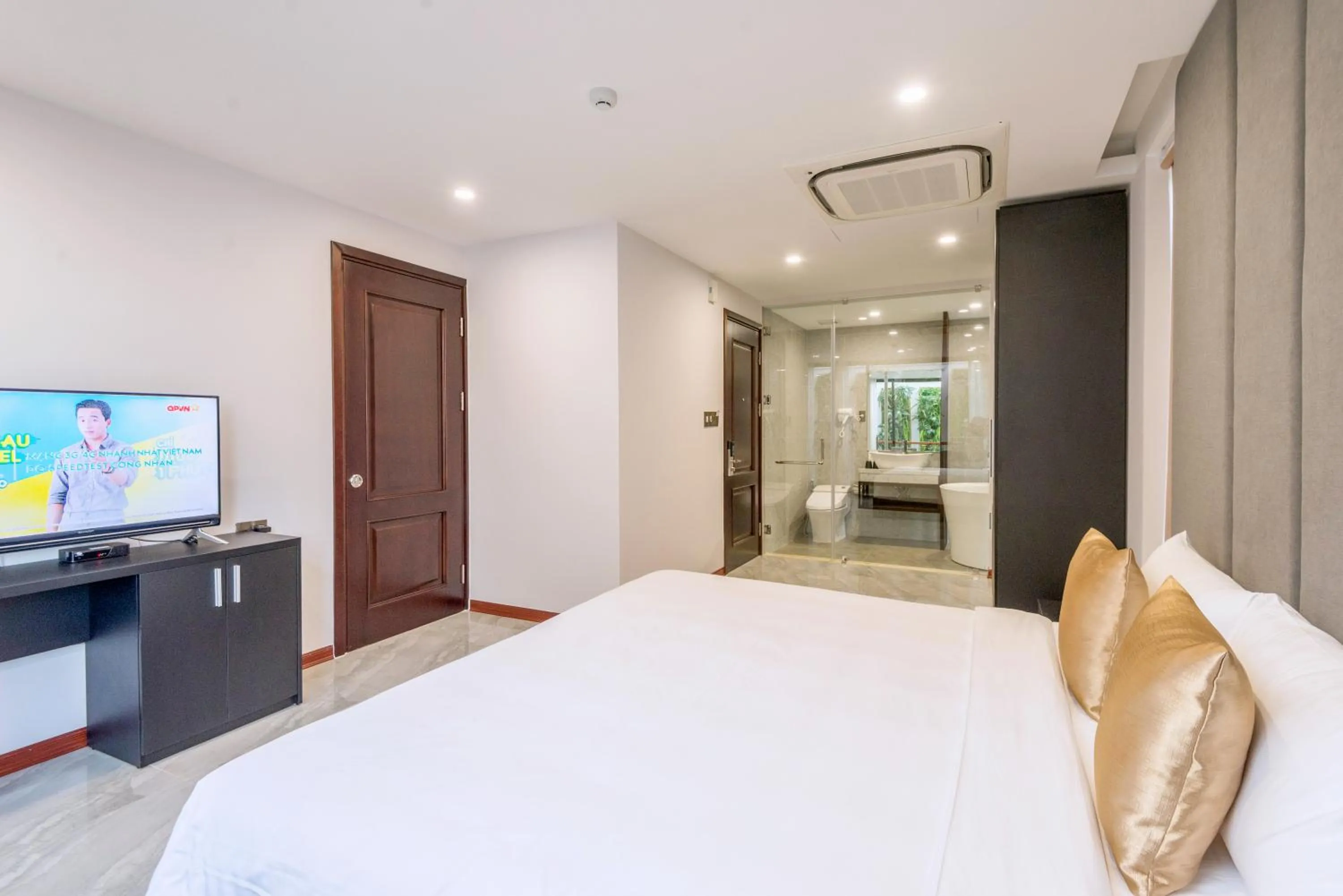 Bed in Khong Cam Garden Villas