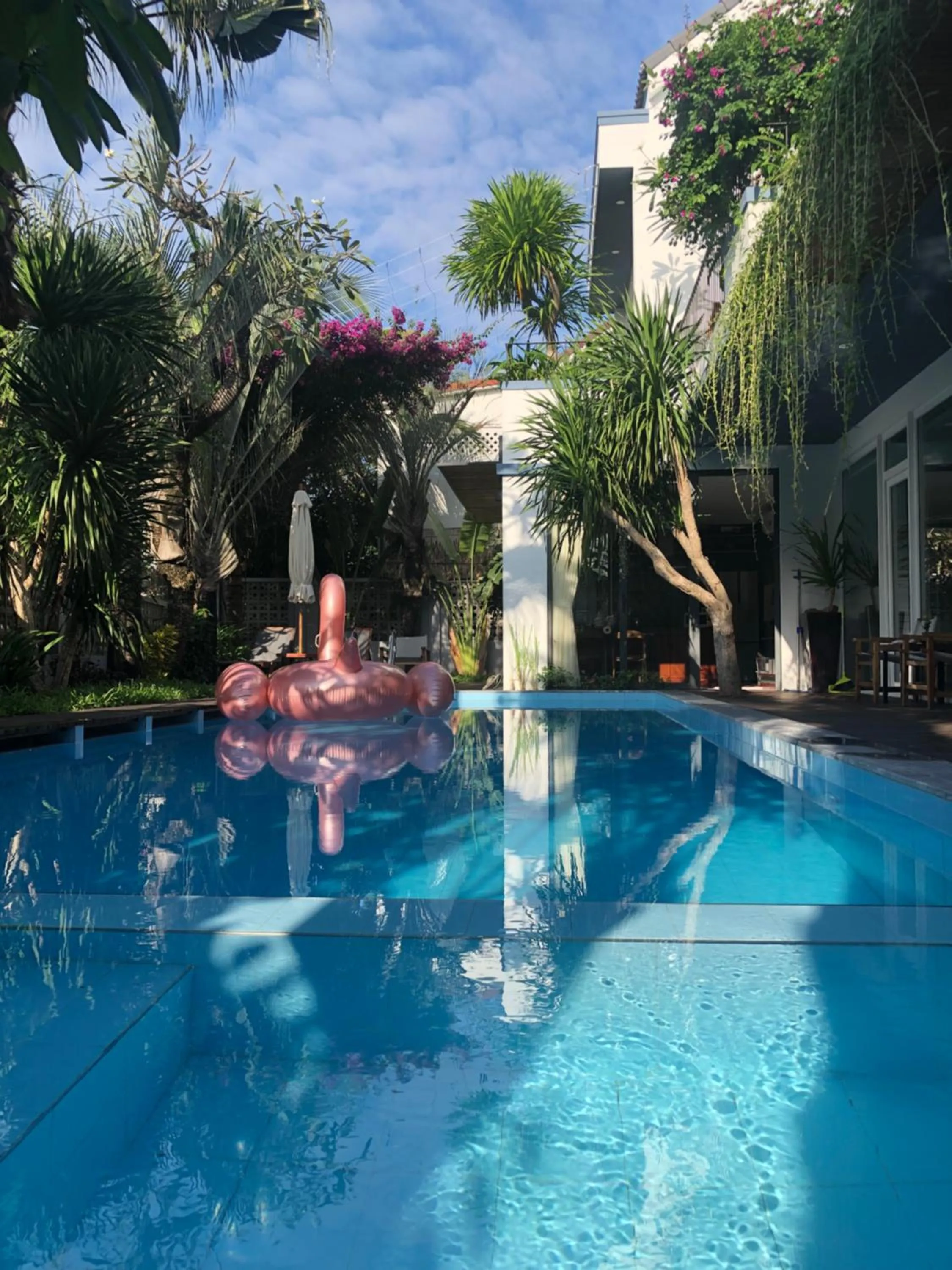 Swimming pool in An Bang beach Chay Villas