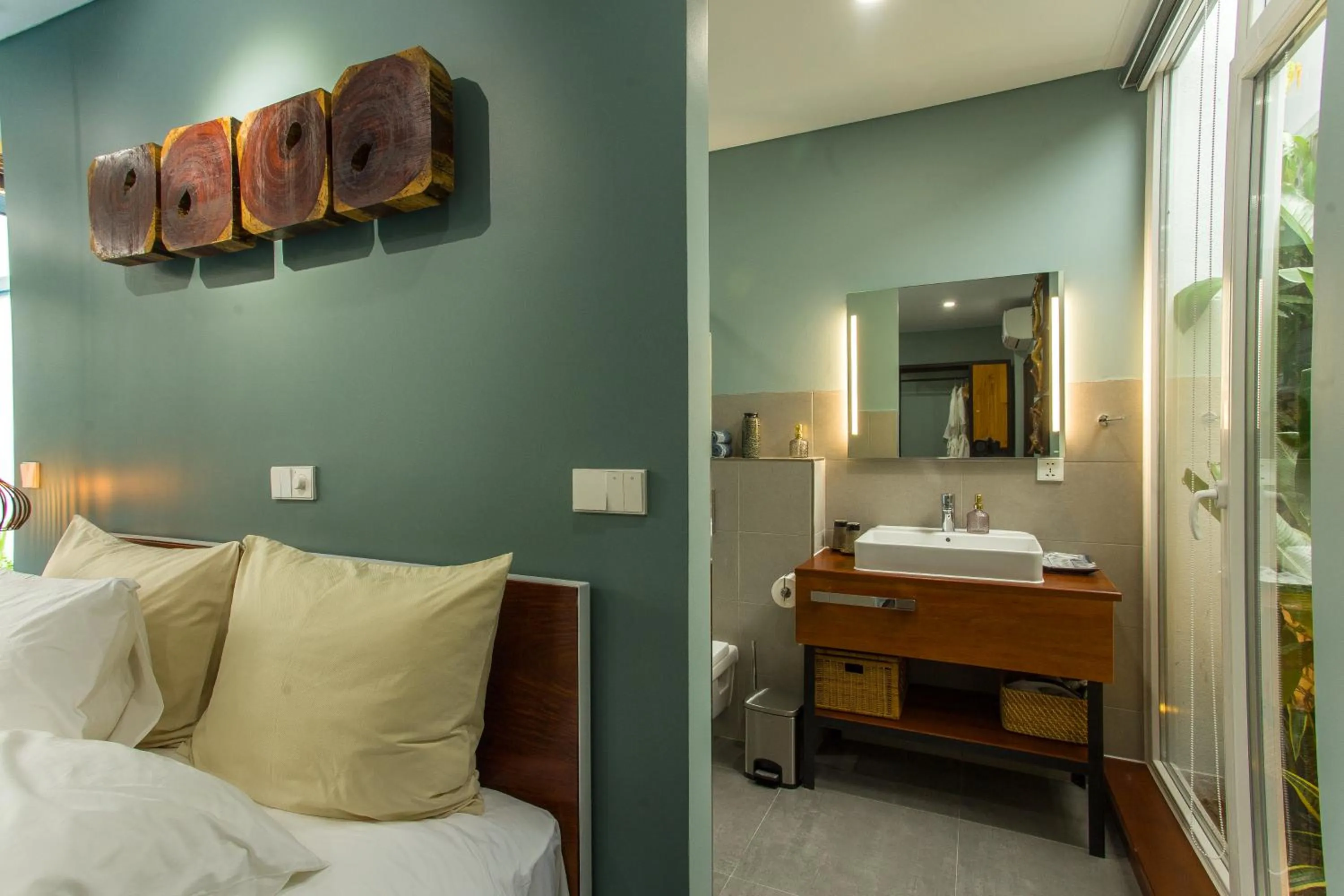 Bed in An Bang beach Chay Villas