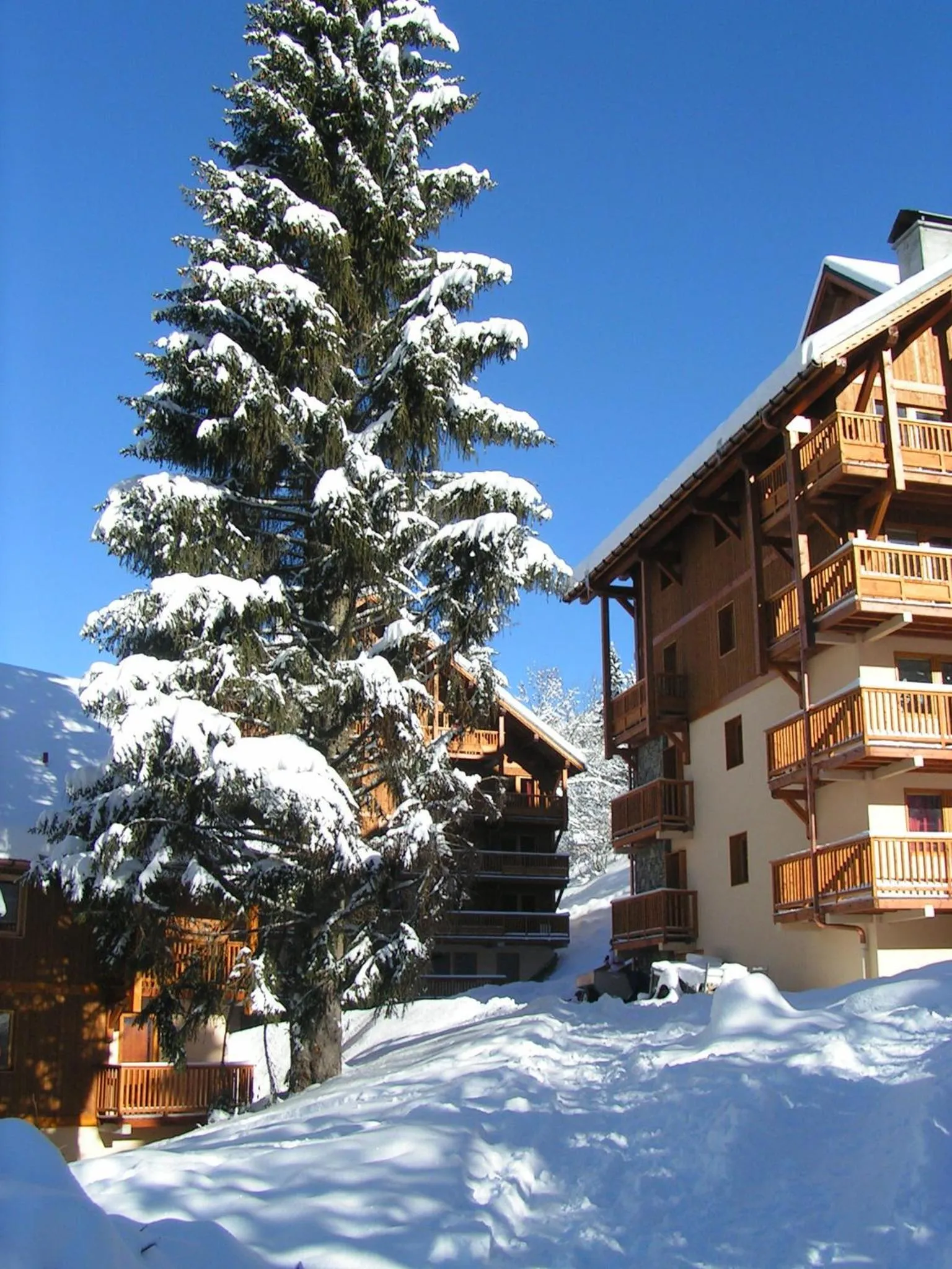 Winter in Chalet des Neiges Oz en Oisans