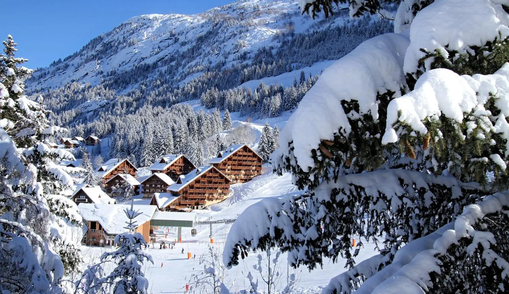 Bird's eye view in Chalet des Neiges Oz en Oisans